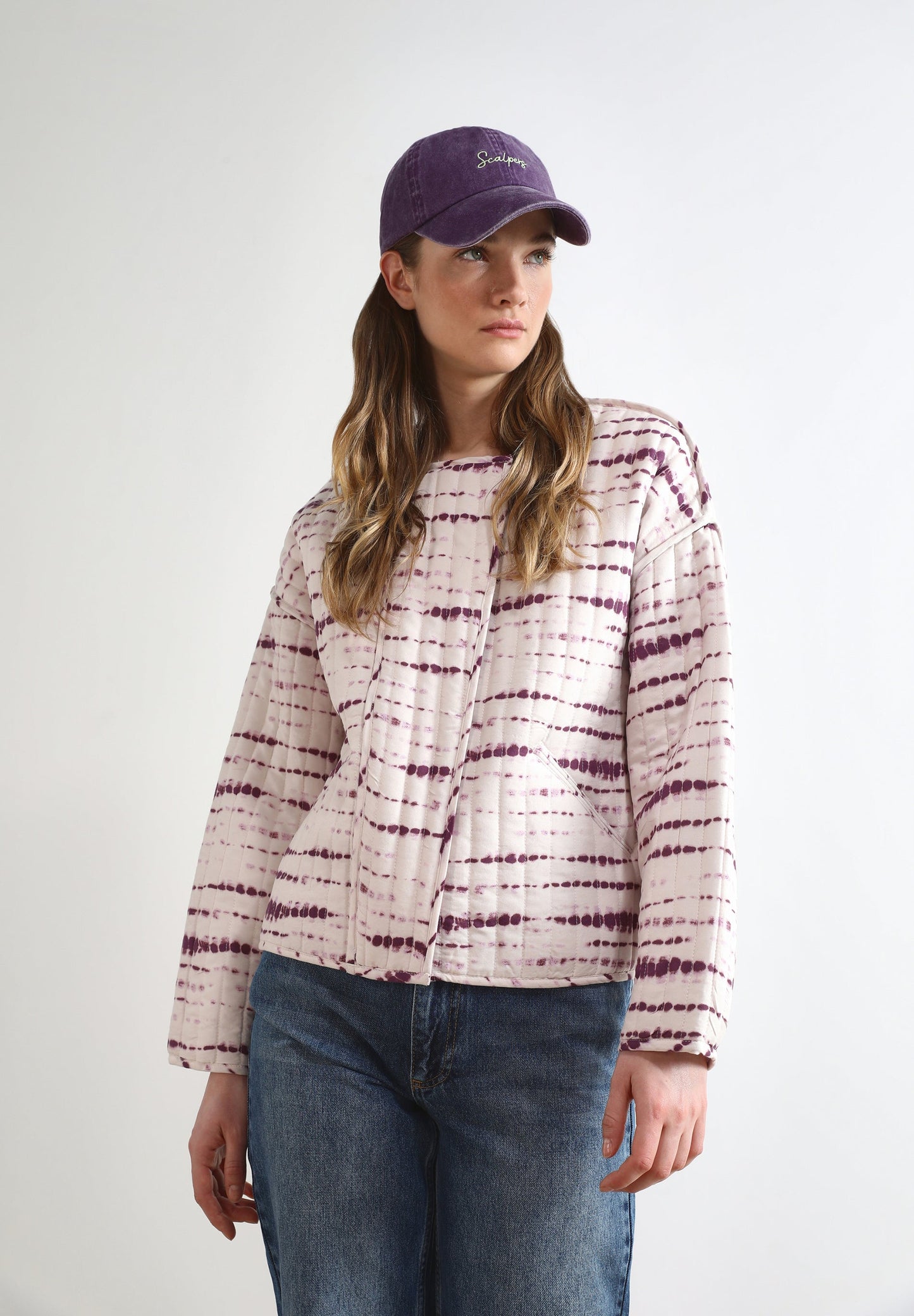 TIE-DYE STRIPED JACKET