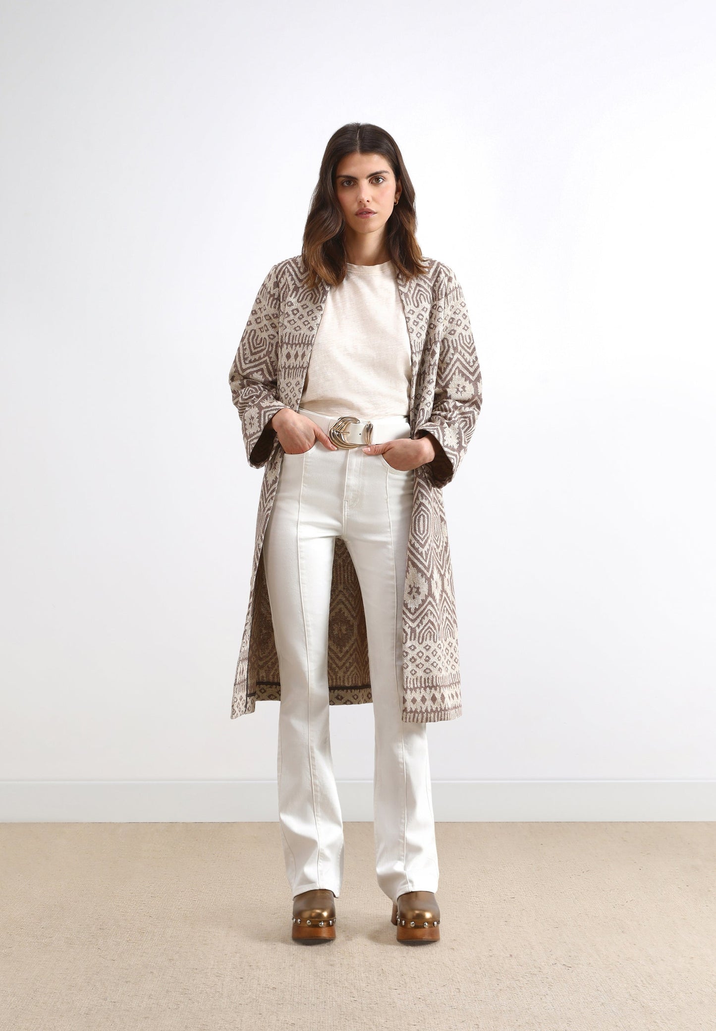 JACQUARD COAT