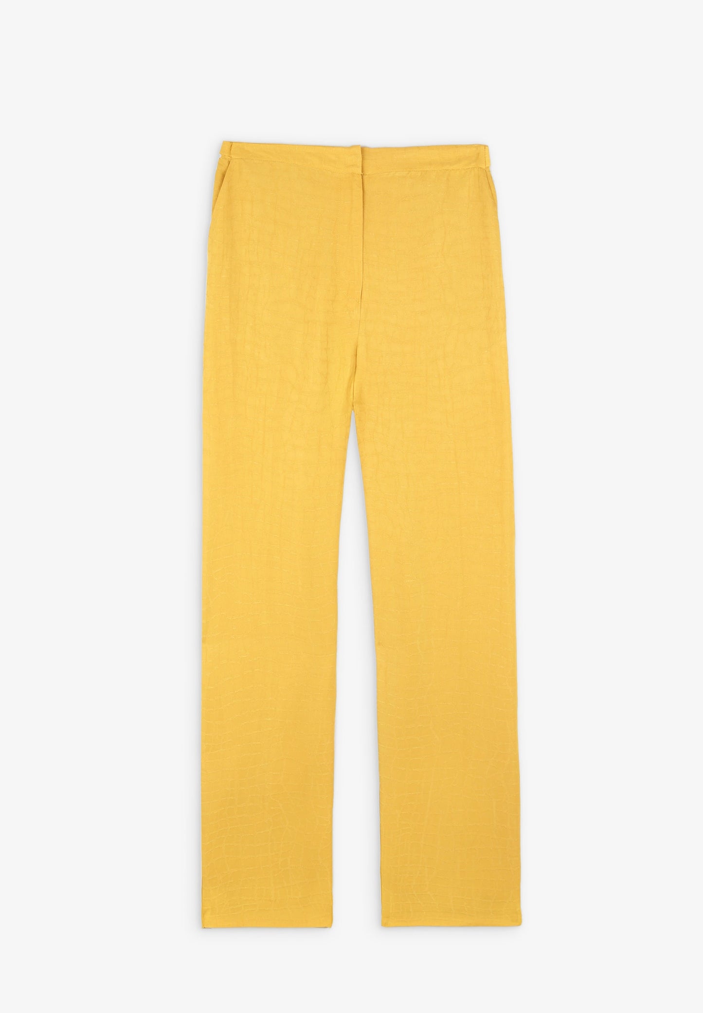 STRAIGHT JACQUARD TROUSERS