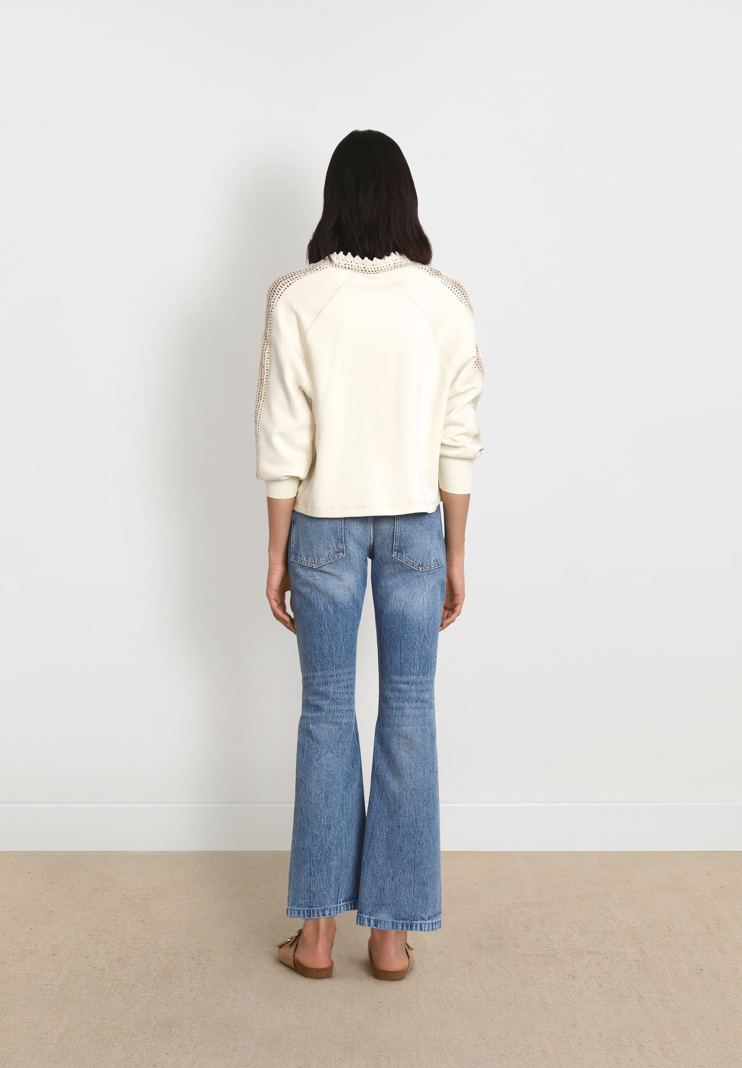 FADED FLARE JEANS