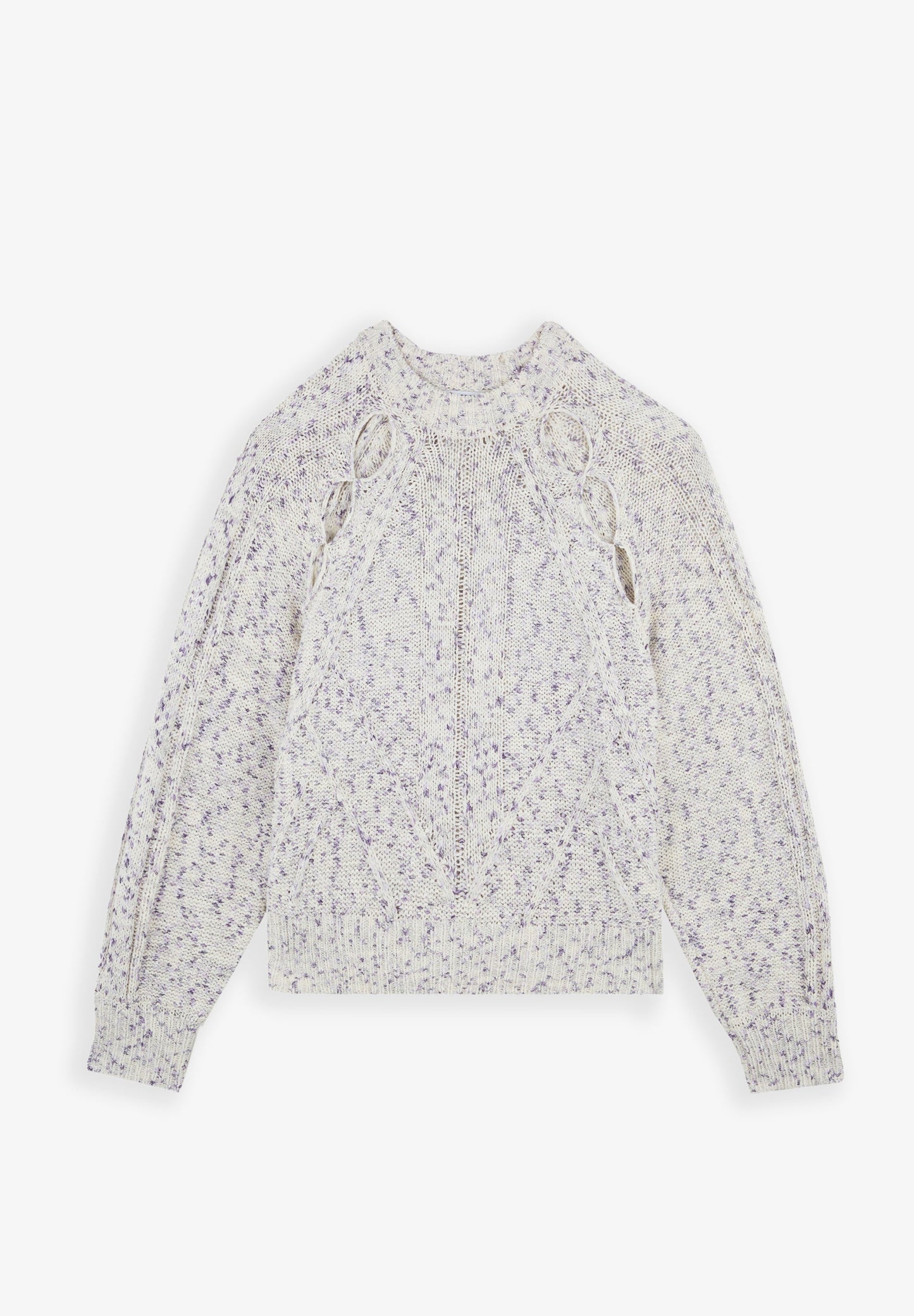 SWEATER WITH SLIT DETAILS