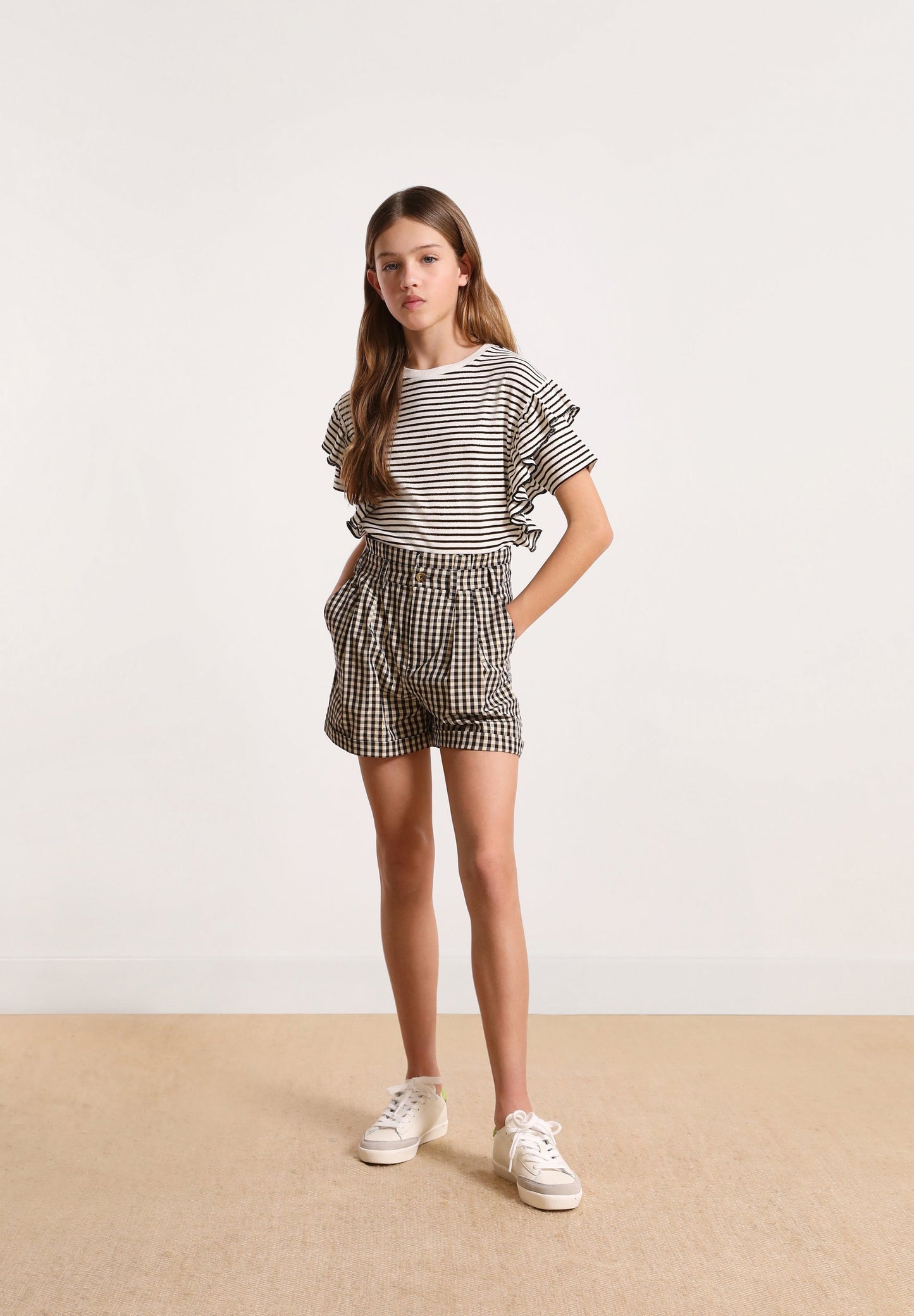 GINGHAM BERMUDA SHORT