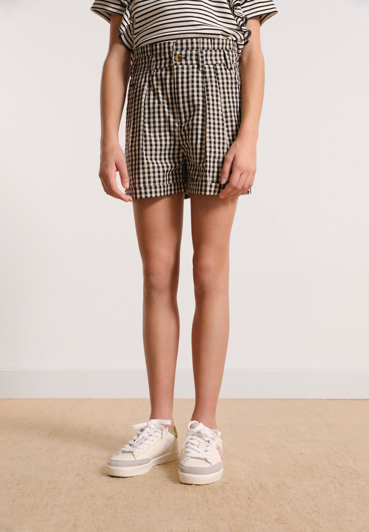 GINGHAM BERMUDA SHORT