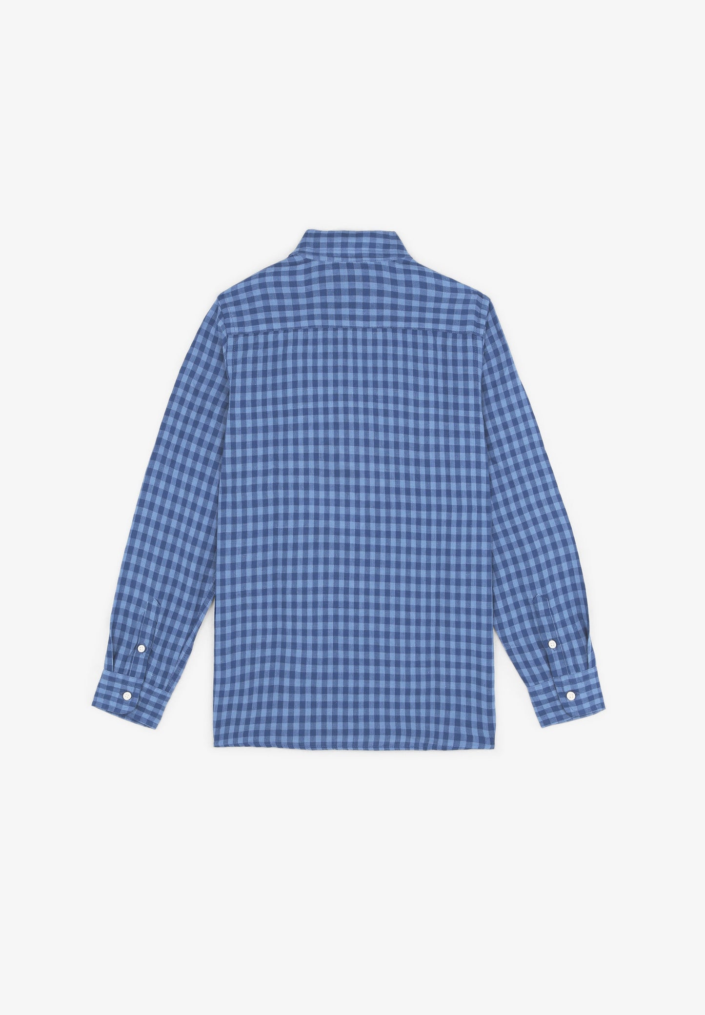 CHECKED LINEN SHIRT