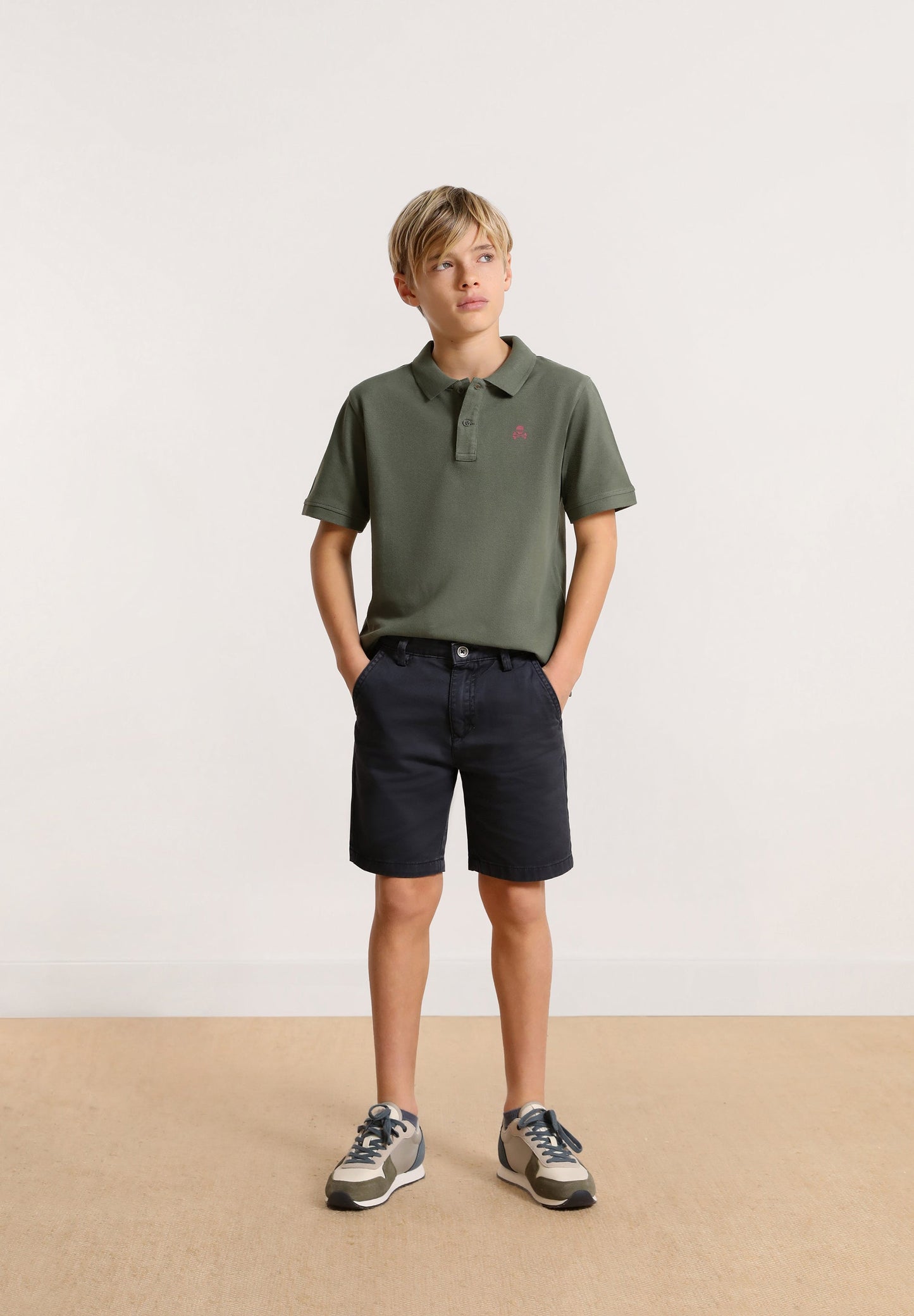 COTTON BERMUDA SHORTS