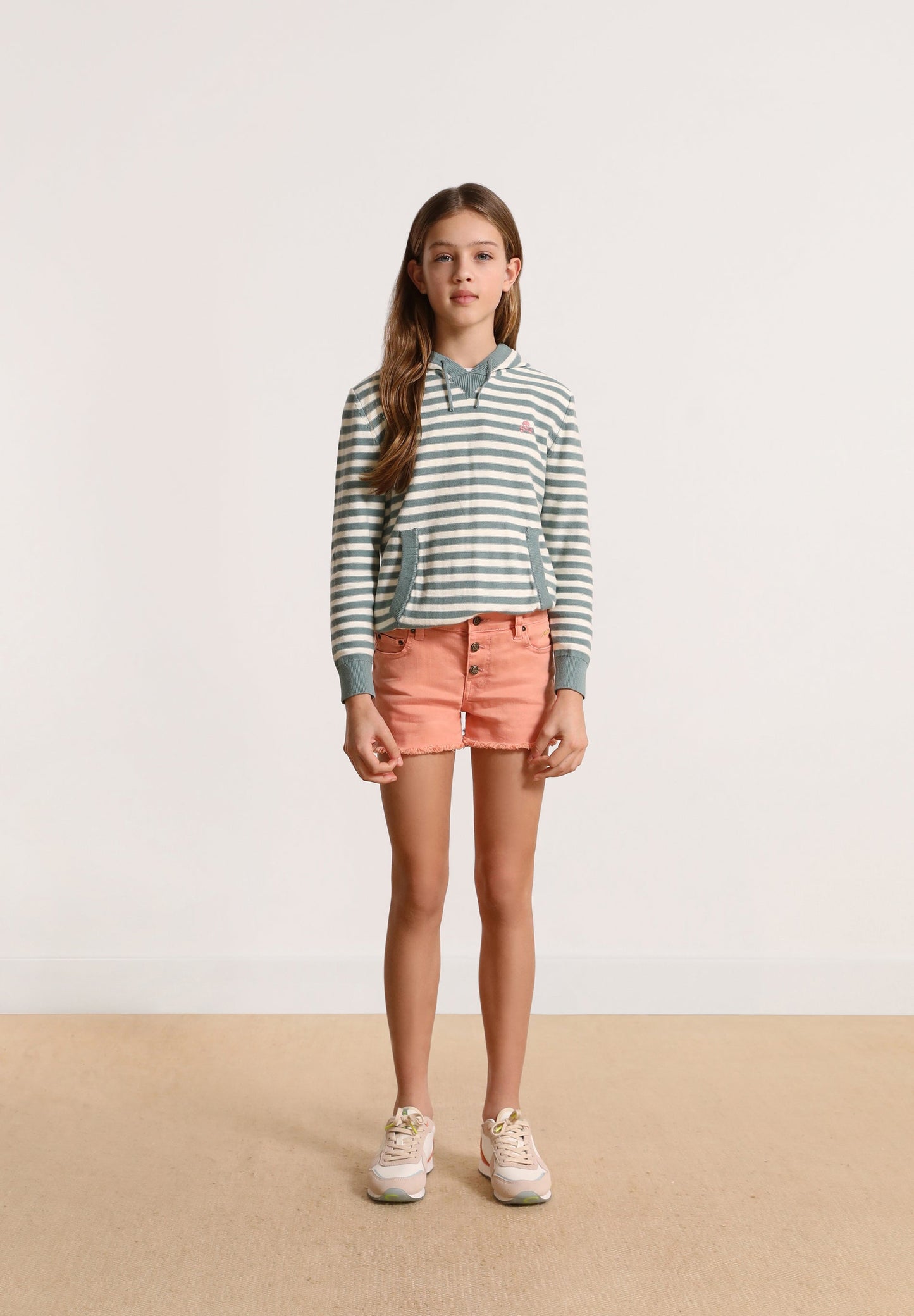 FRAYED EDGE BERMUDA SHORTS