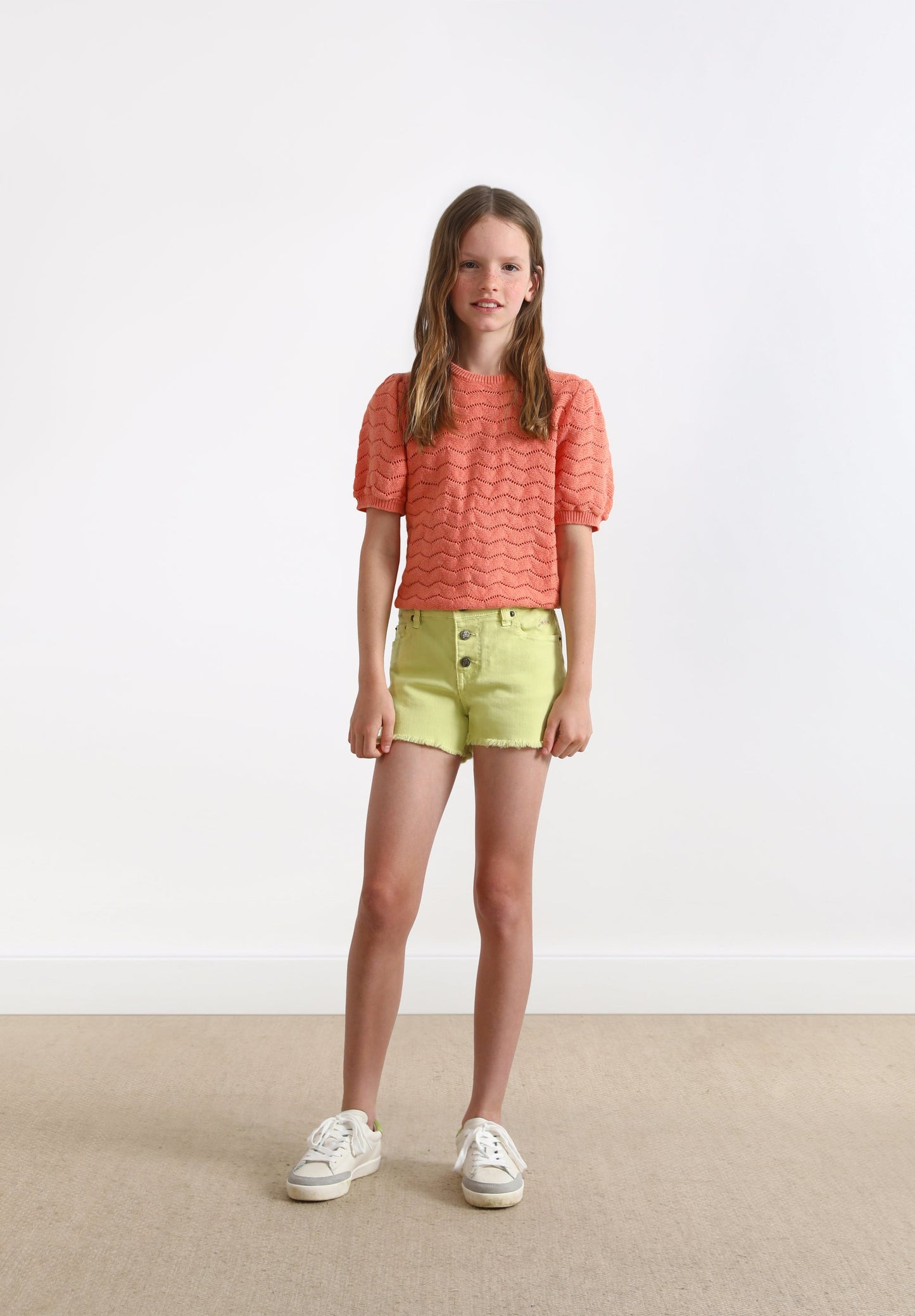FRAYED EDGE BERMUDA SHORTS