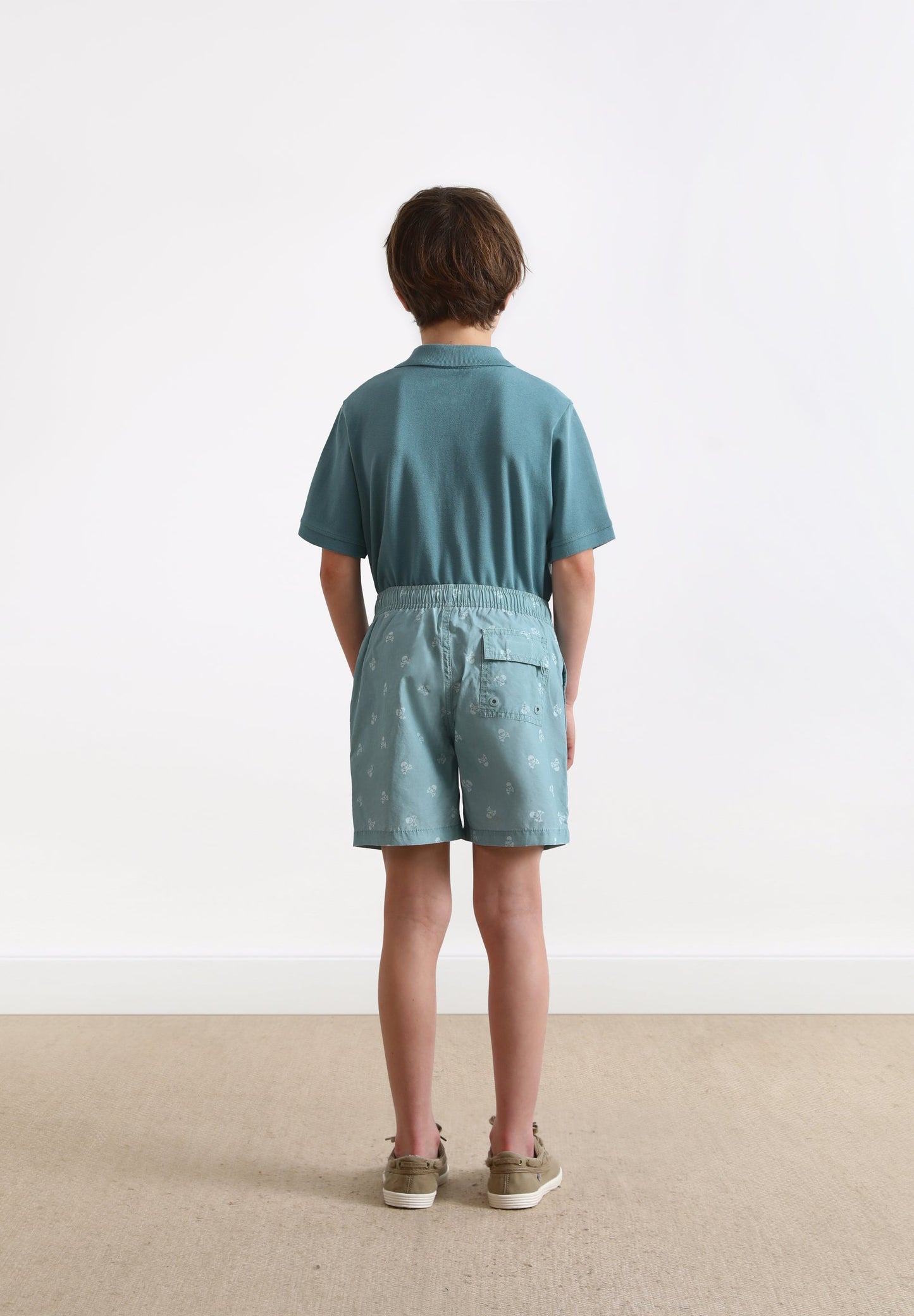 CLASSIC SWIMMING TRUNKS WITH SKULLS