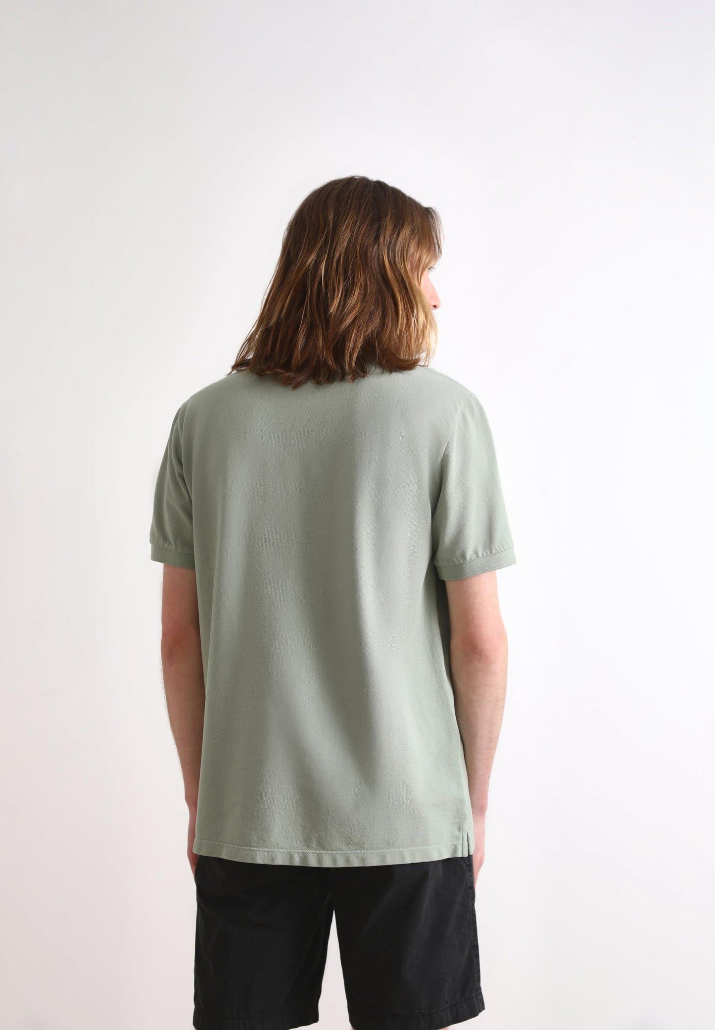 BASIC POLO SHIRT WITH SKULL DETAIL