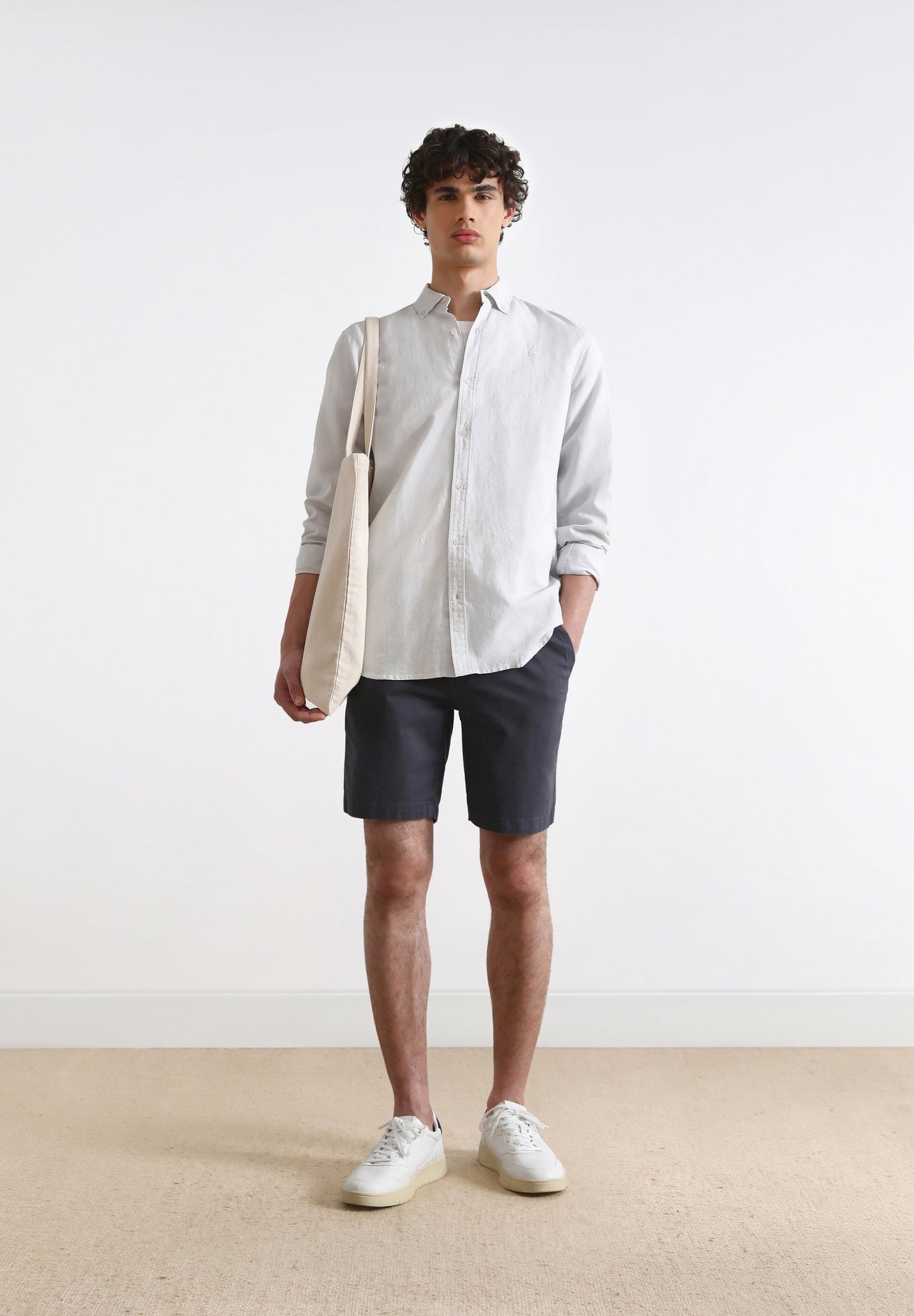 SHIRT WITH BUTTON-DOWN COLLAR