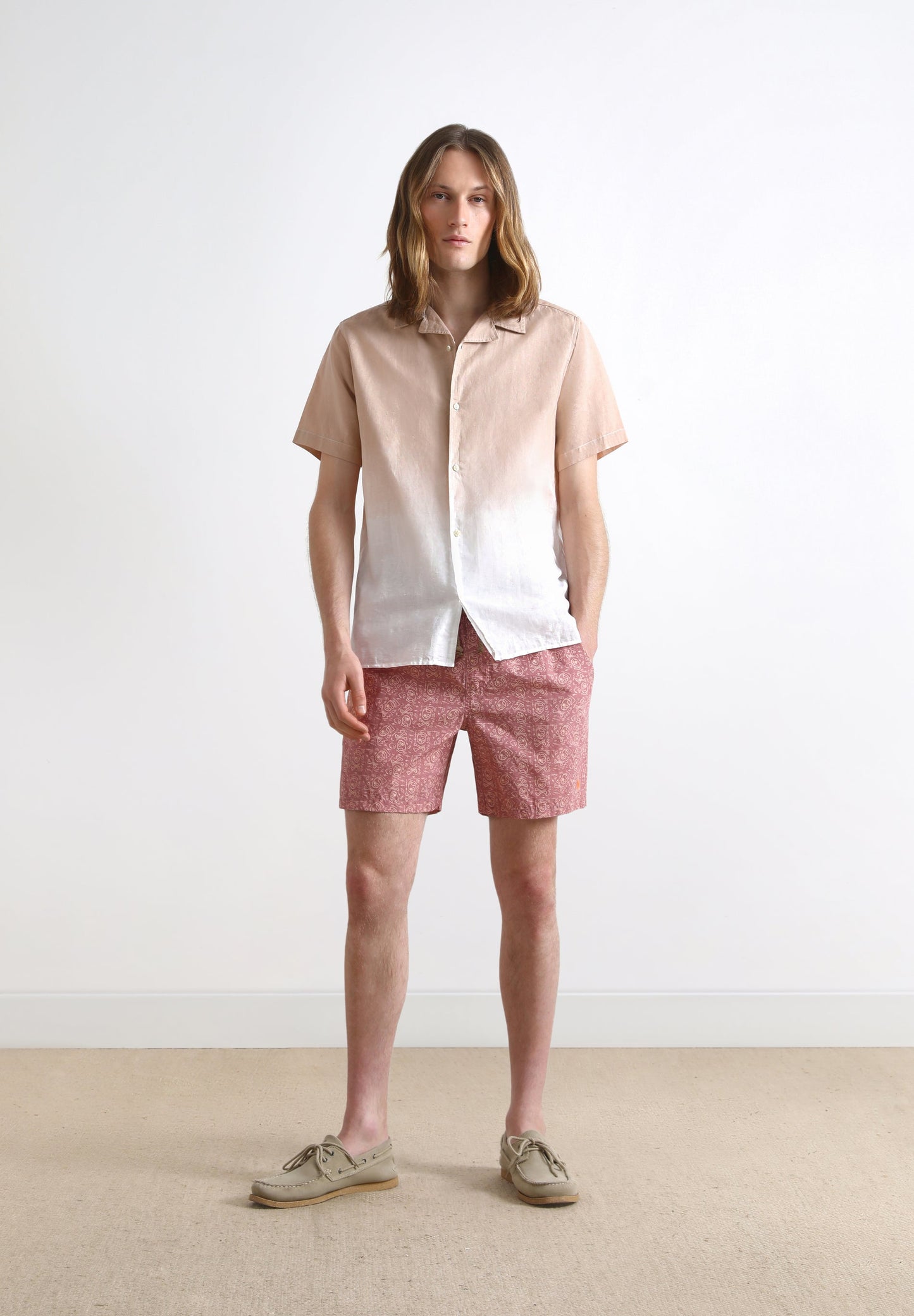 SWIMMING TRUNKS WITH SKULL DESIGN