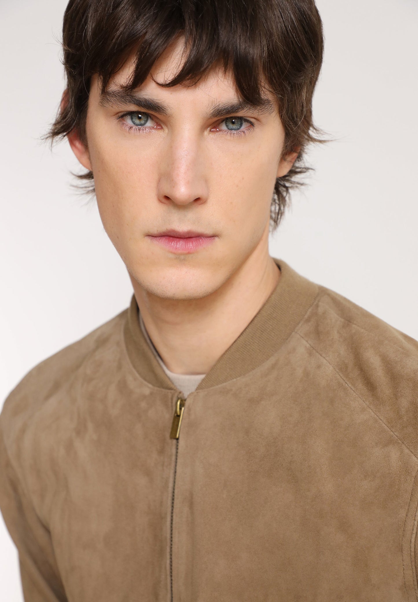 LEATHER BOMBER JACKET