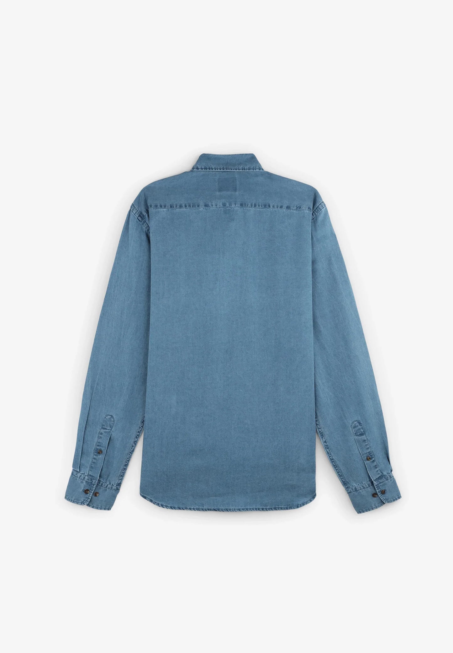 DENIM SHIRT WITH SKULL FLAP