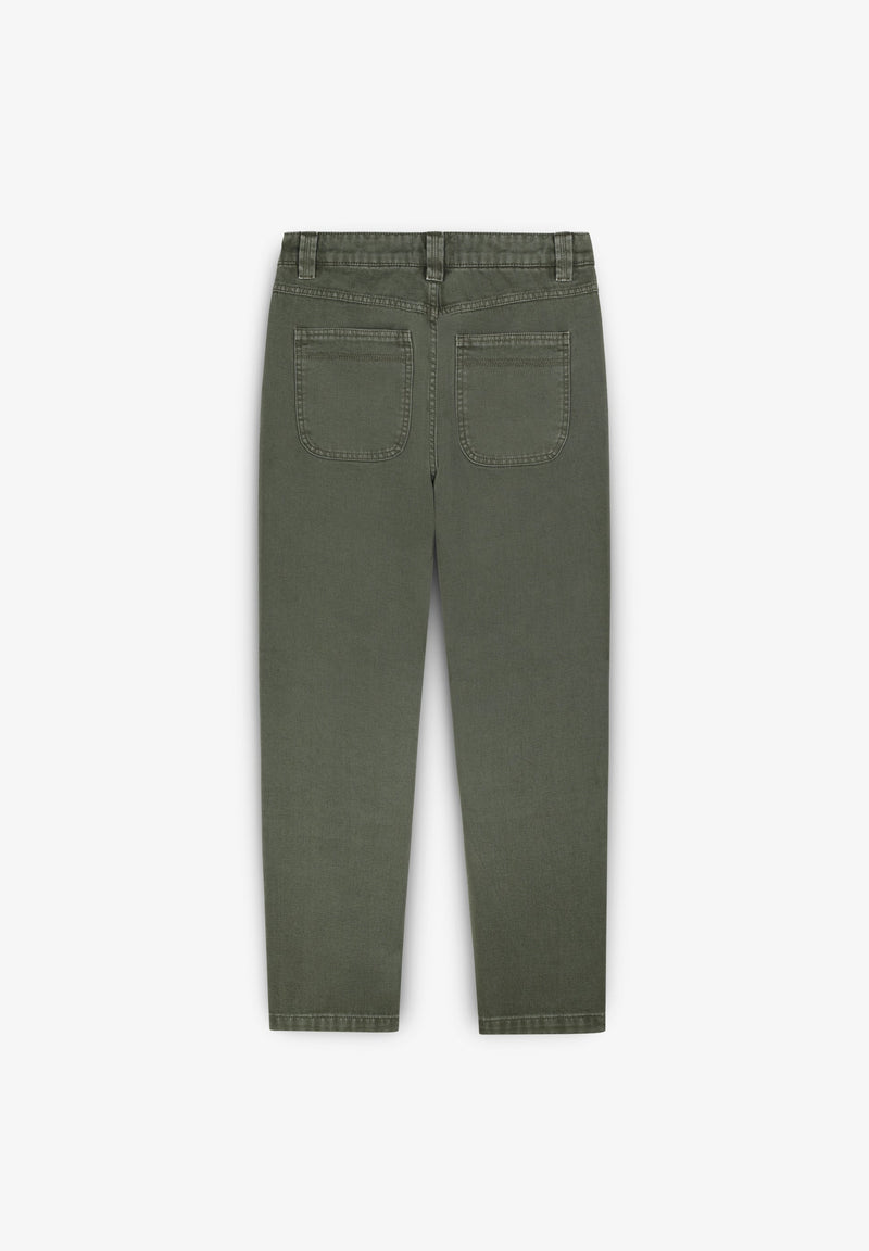 TWILL PATCH TROUSERS