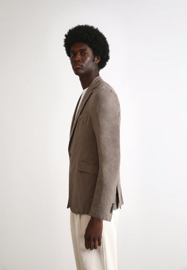 COTTON LINEN BLAZER