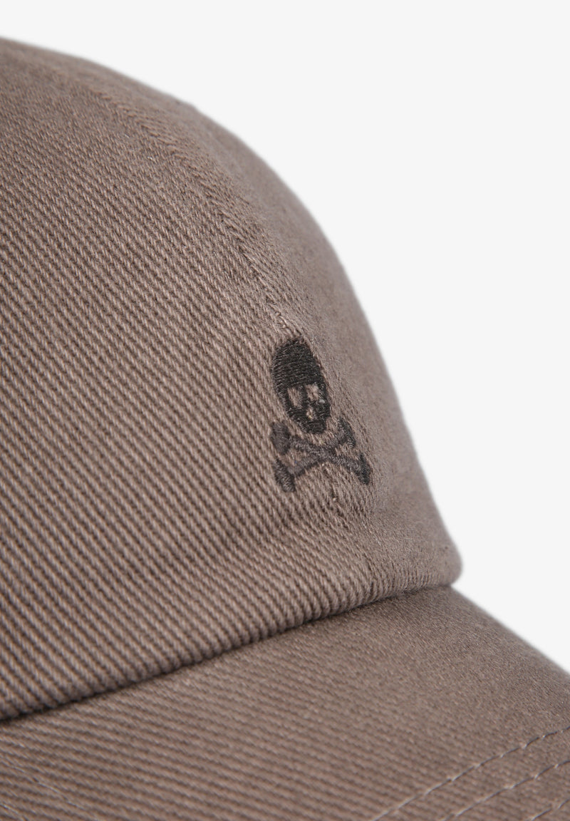 FADED CAP WITH SKULL DETAIL