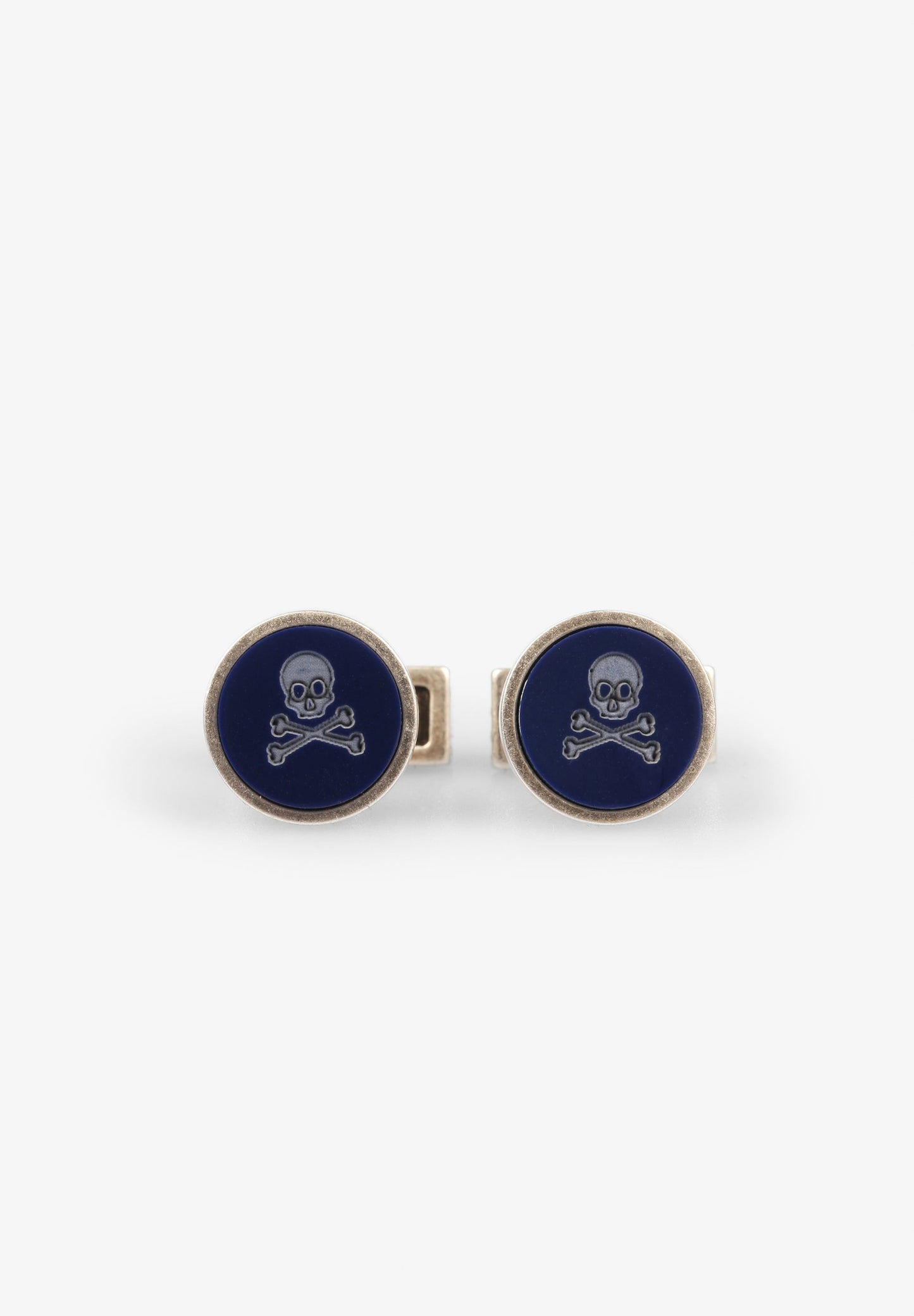 ROUND SKULL CUFFLINKS