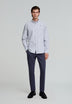 PLEATED CHINO TROUSERS