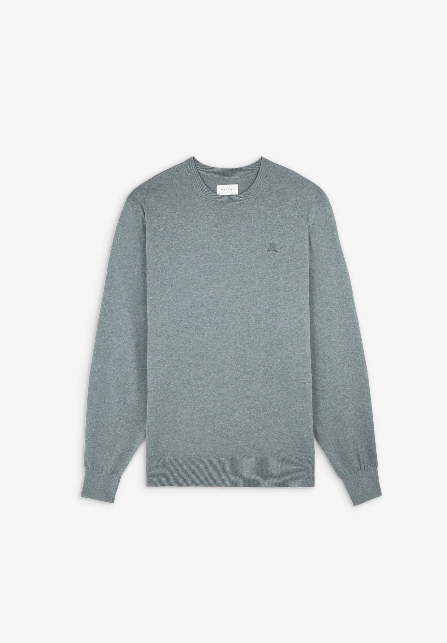 ROUND NECK SWEATER WITH SKULL