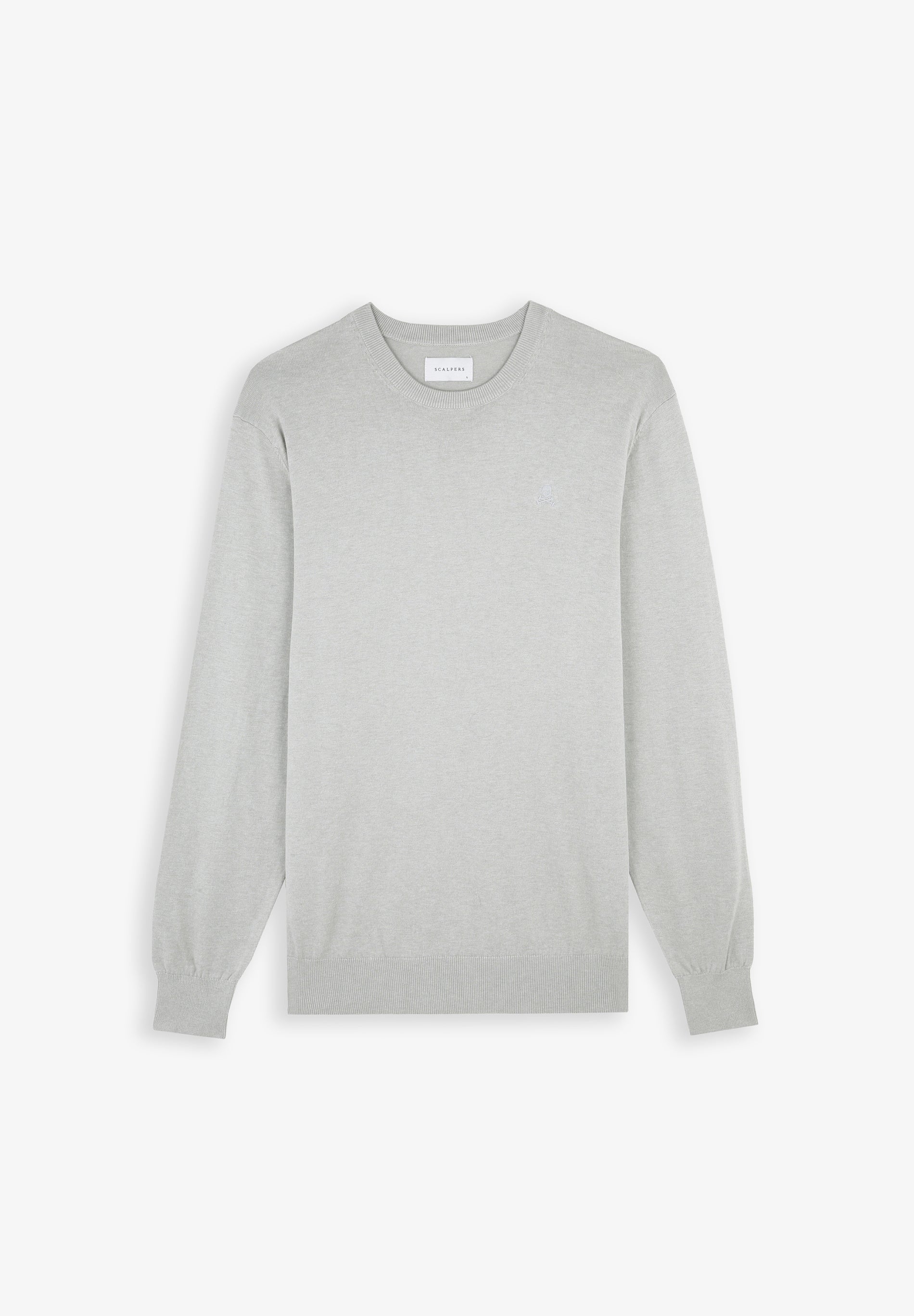 ROUND NECK SWEATER WITH SKULL