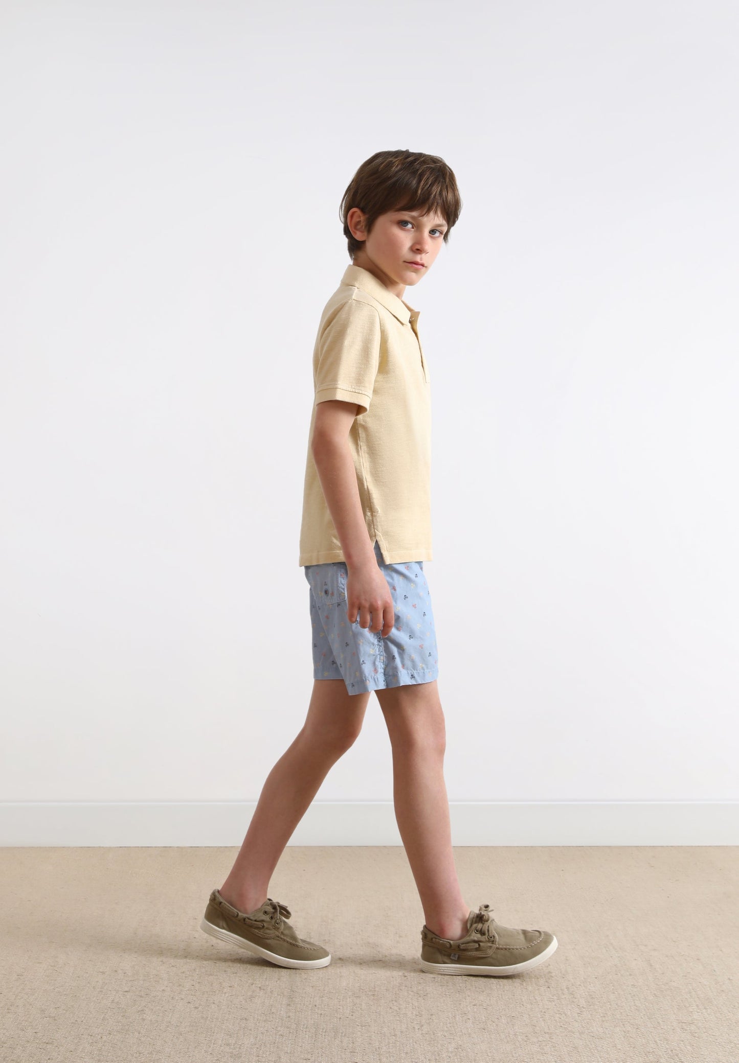 SWIMMING TRUNKS WITH ALL-OVER SKULLS