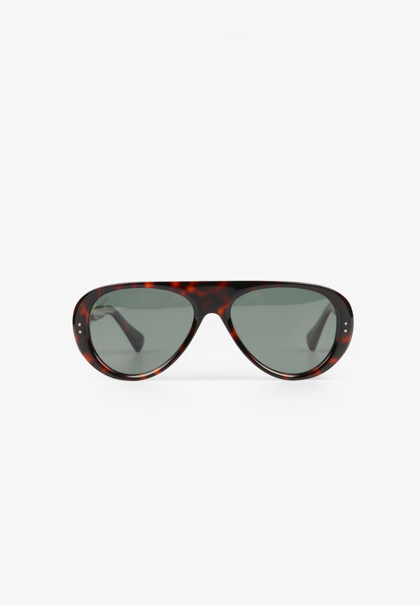ROUND AVIATOR SUNGLASSES
