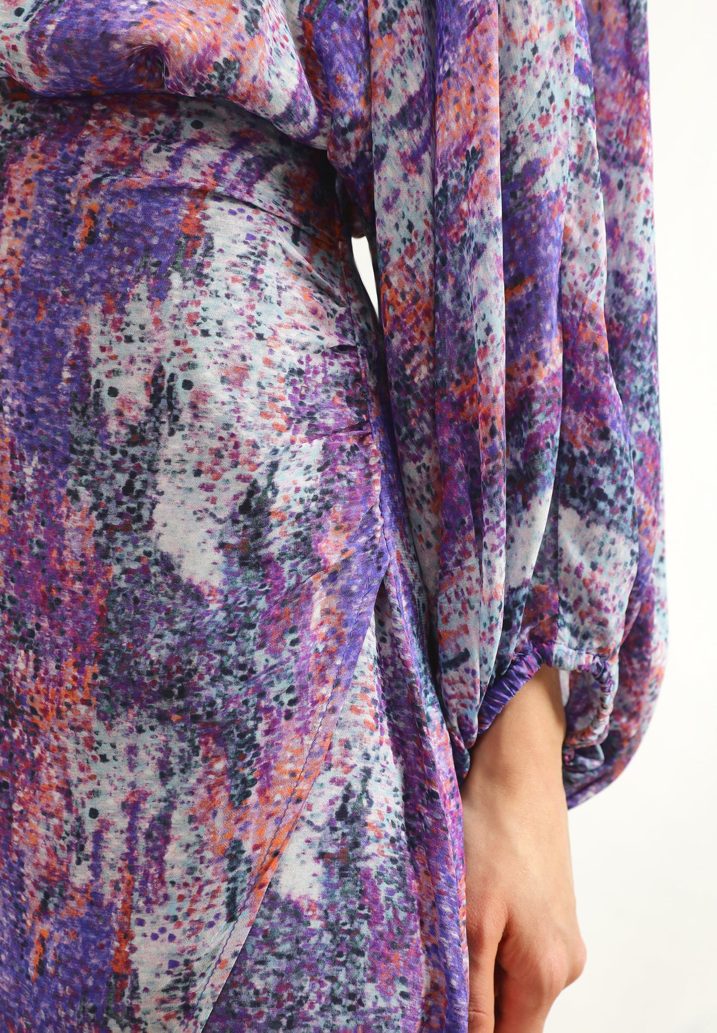 MULTICOLOURED SARONG SKIRT