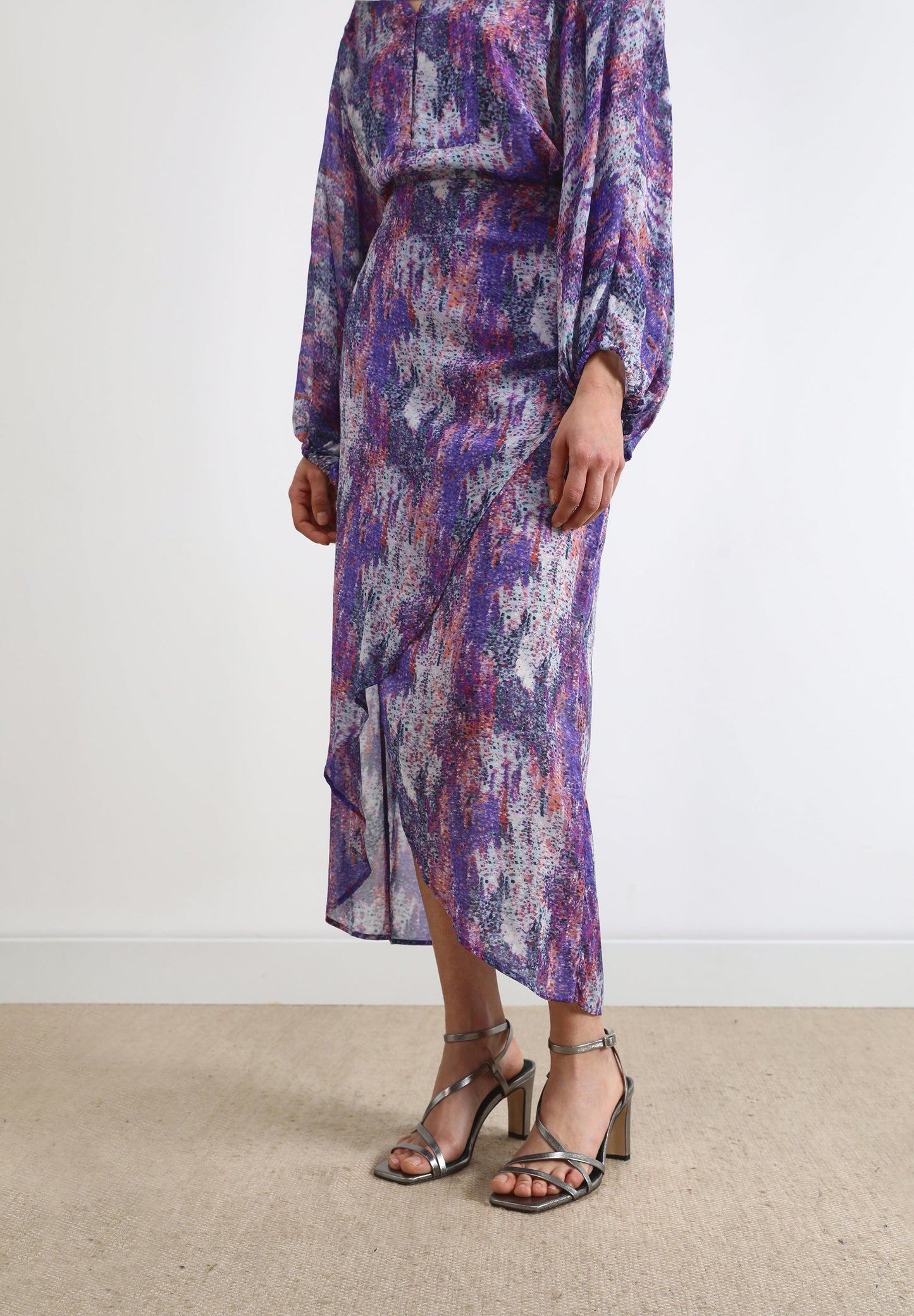 MULTICOLOURED SARONG SKIRT