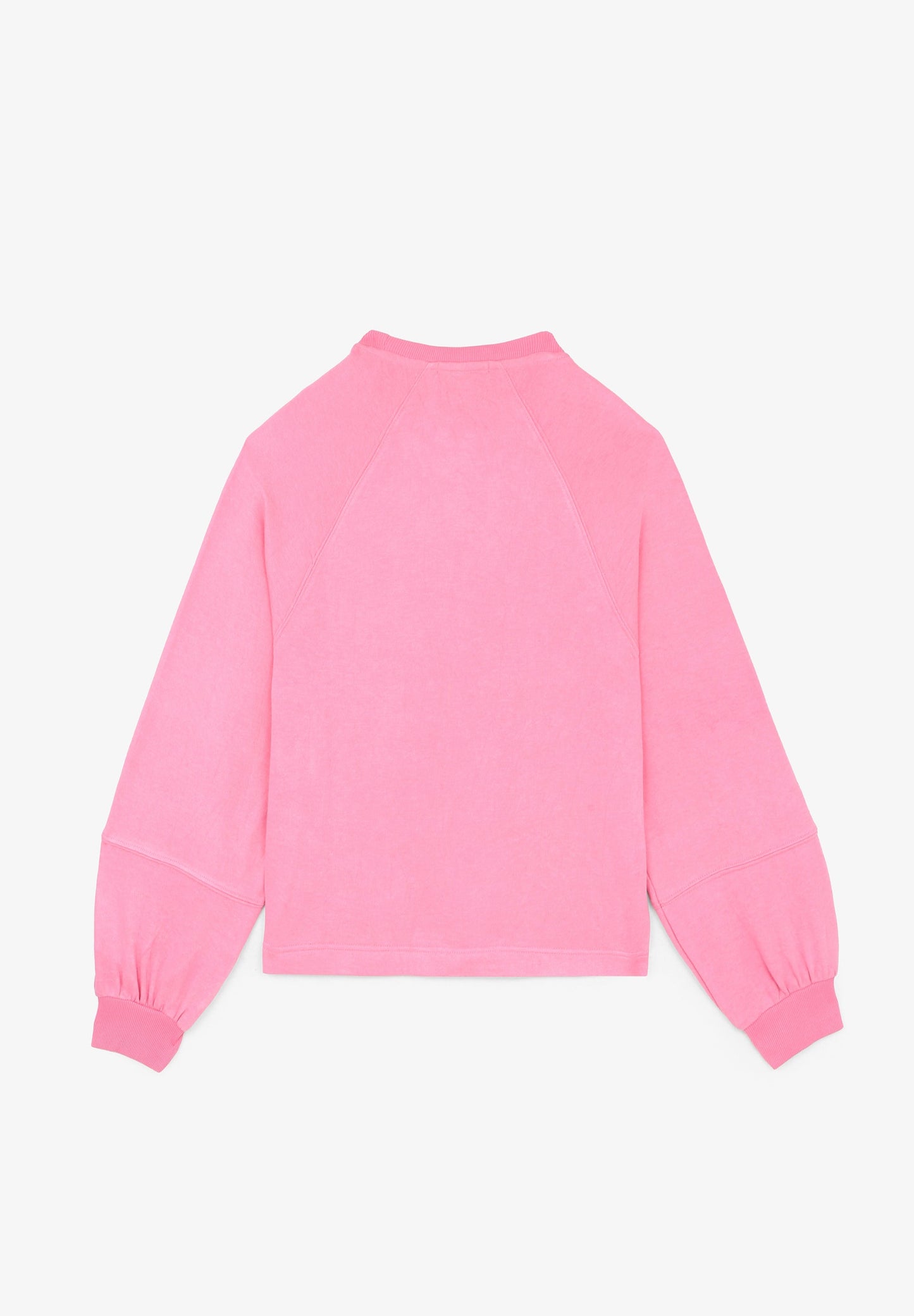 RANGLAN SLEEVE FADED SWEATSHIRT