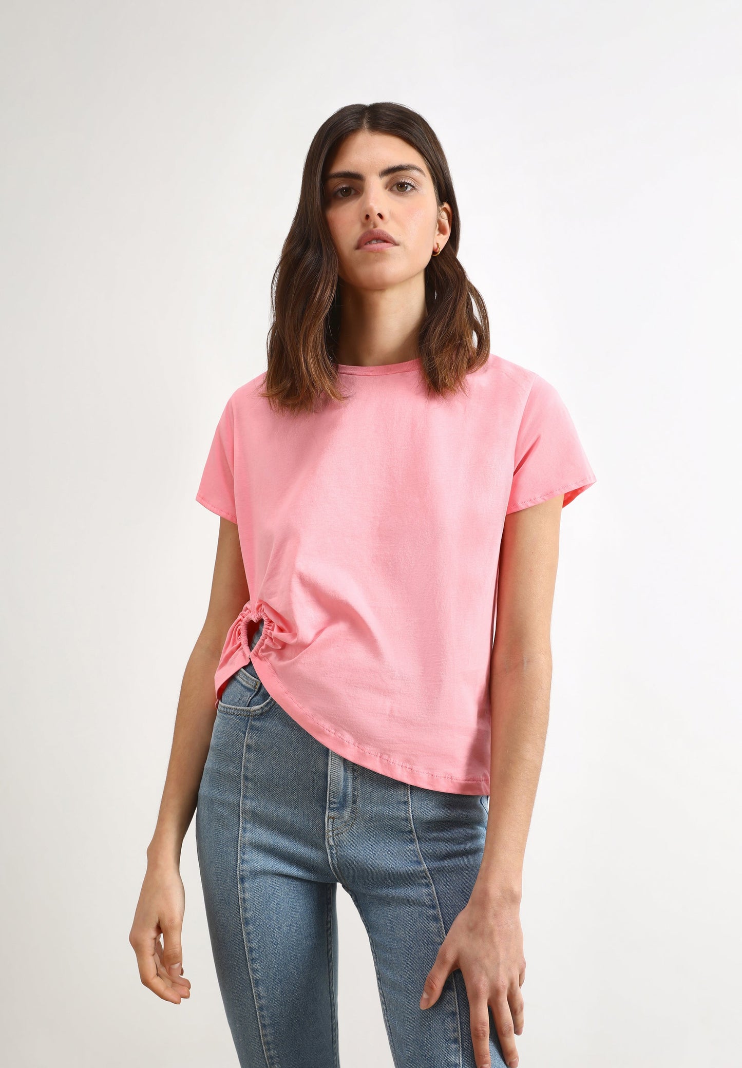 T-SHIRT WITH HEART-SHAPED CUT-OUT