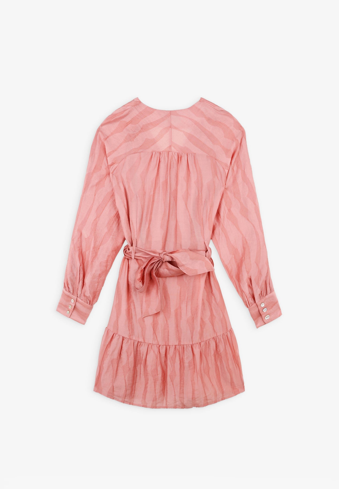 VOLUME JACQUARD DRESS