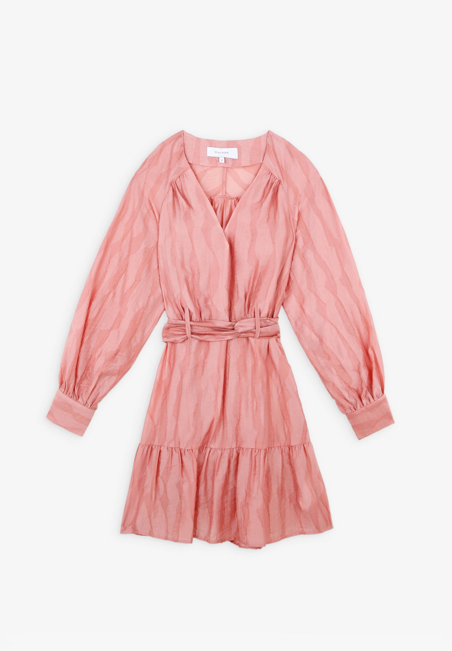 VOLUME JACQUARD DRESS