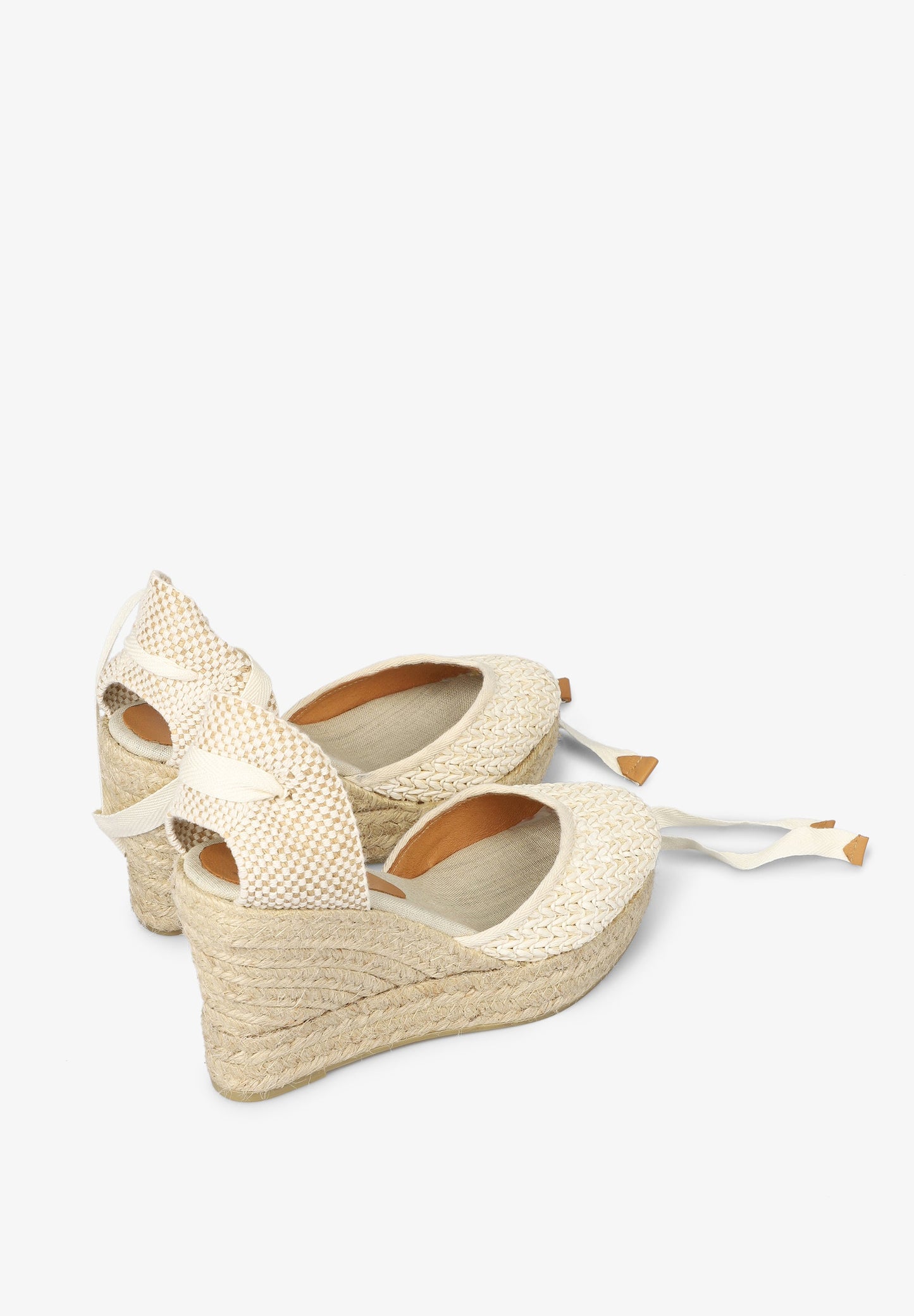 LINEN WEDGE ESPADRILLES