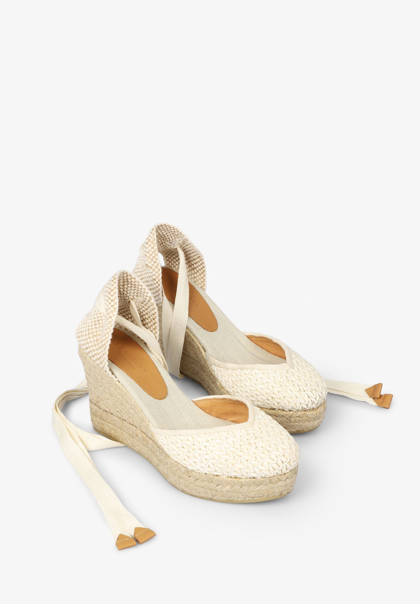 LINEN WEDGE ESPADRILLES