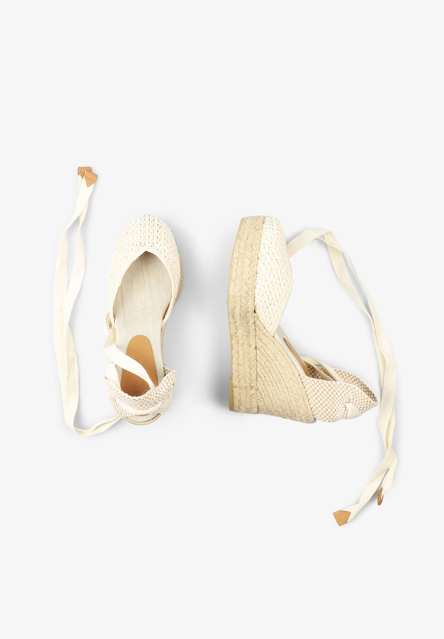 LINEN WEDGE ESPADRILLES