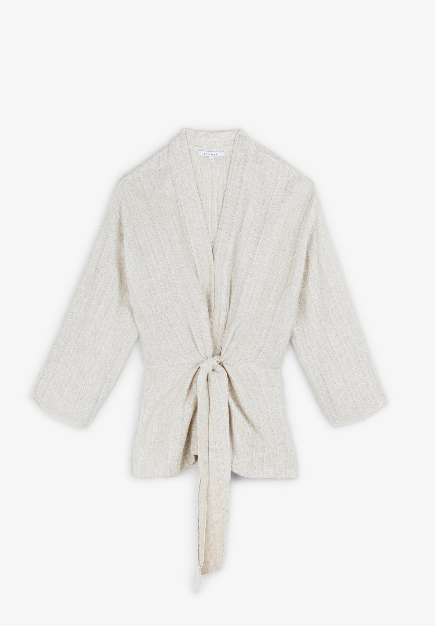 KIMONO WITH METALLIC DETAILS
