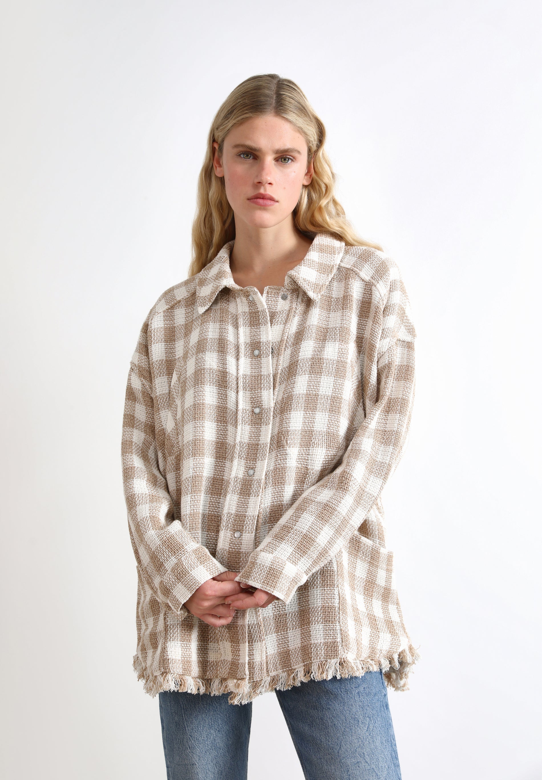 GINGHAM OVERSHIRT