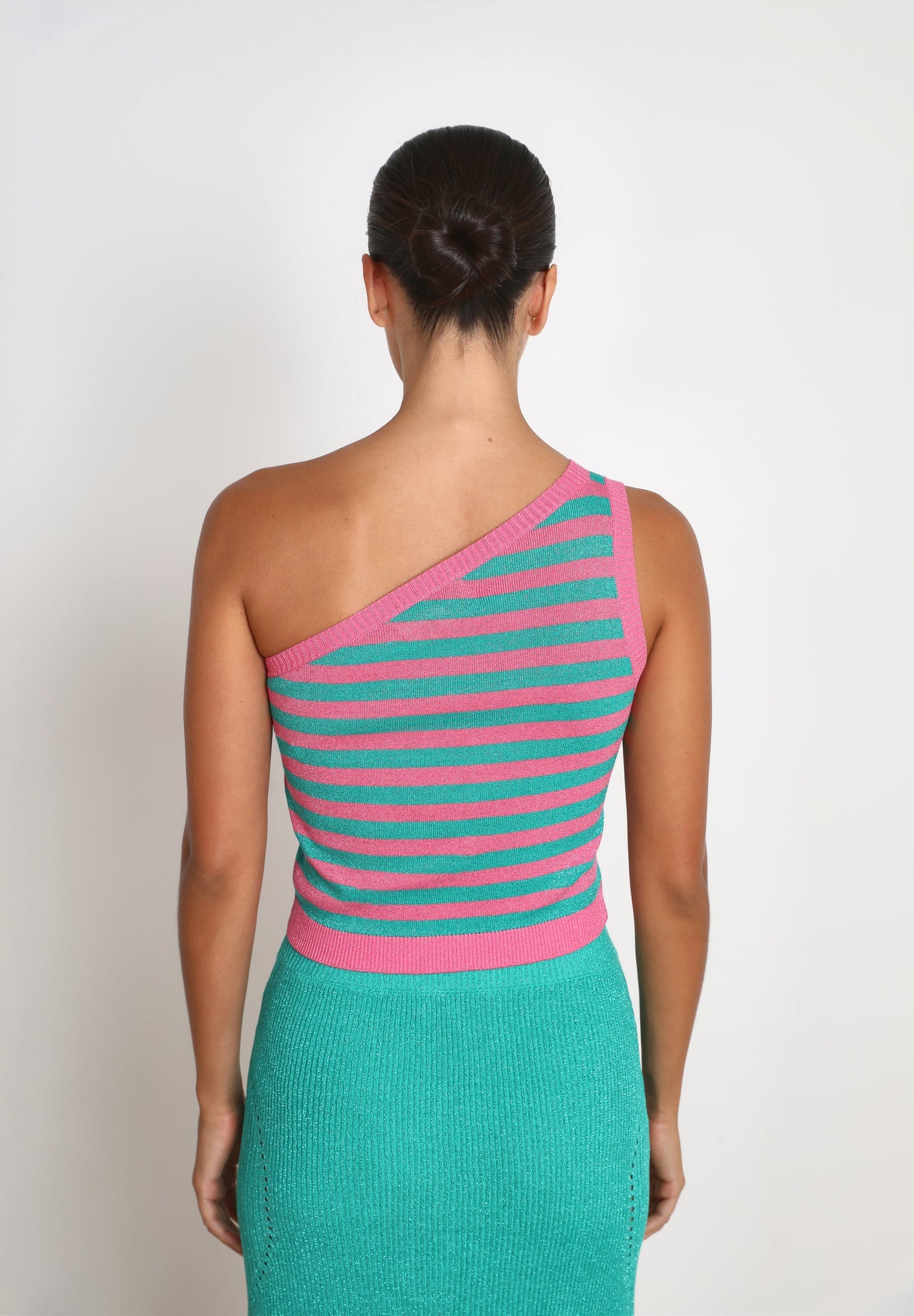 STRIPED ASYMMETRIC TOP