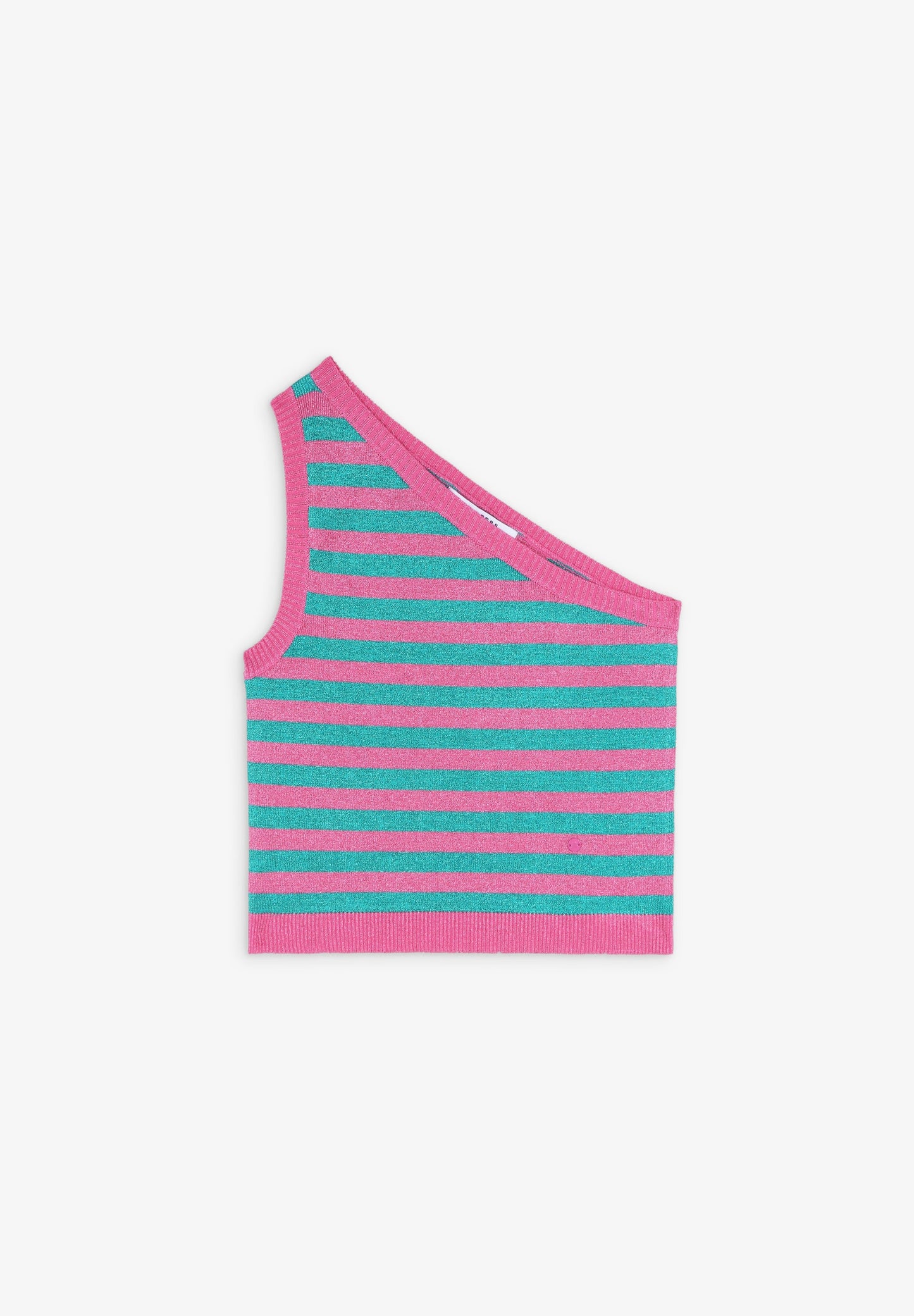 STRIPED ASYMMETRIC TOP