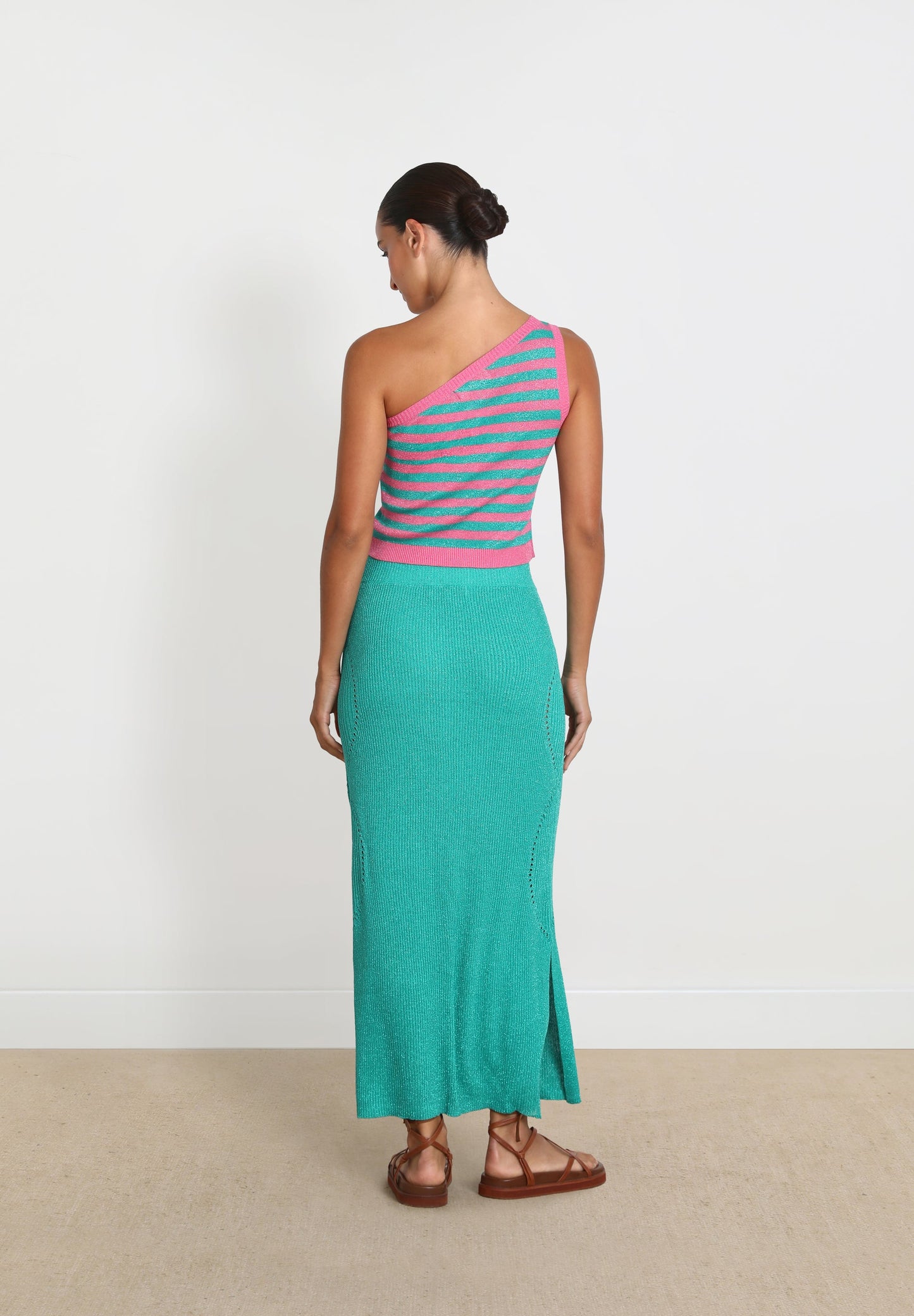 LUREX OPENWORK SKIRT