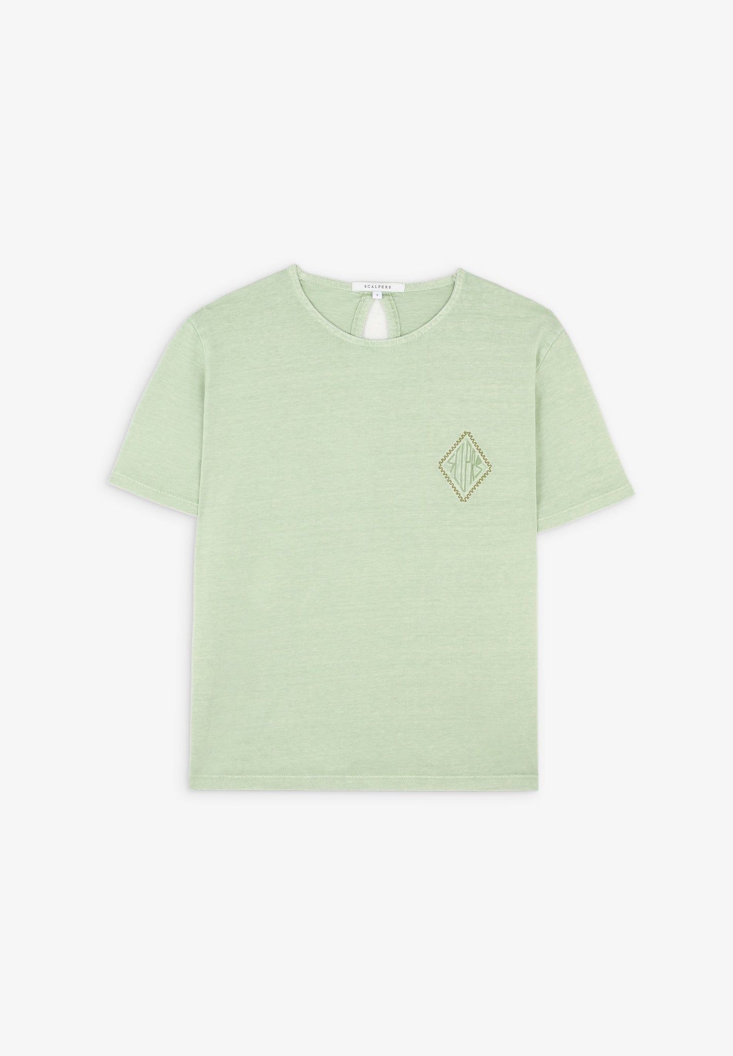 T-SHIRT WITH EMBROIDERY ON THE CHEST