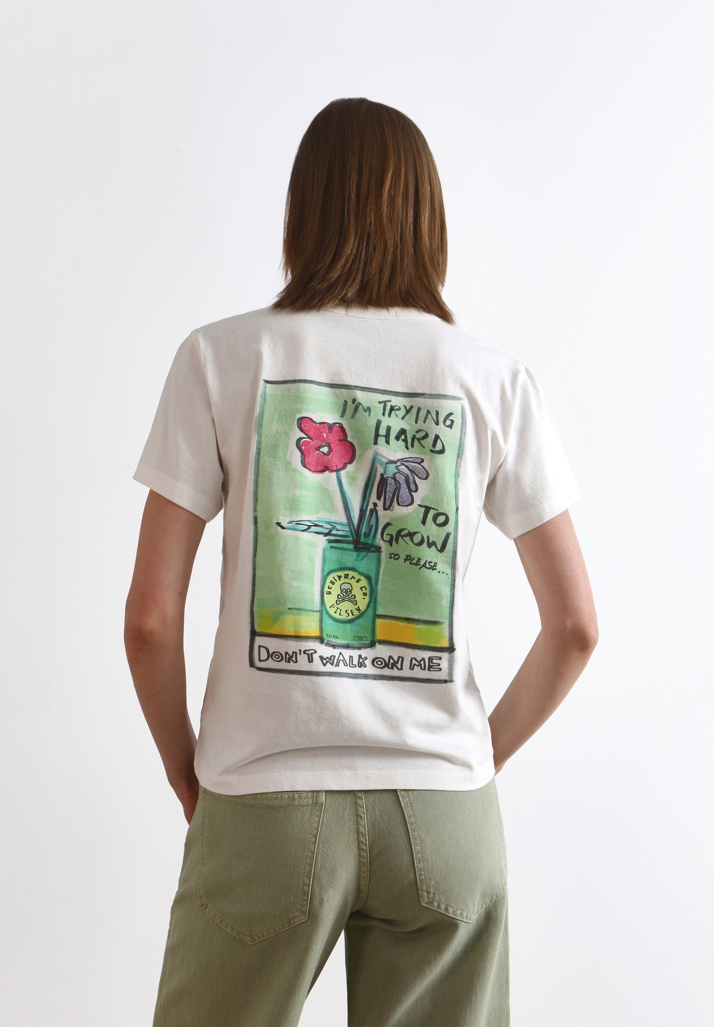 T-SHIRT WITH PRINT ON THE BACK