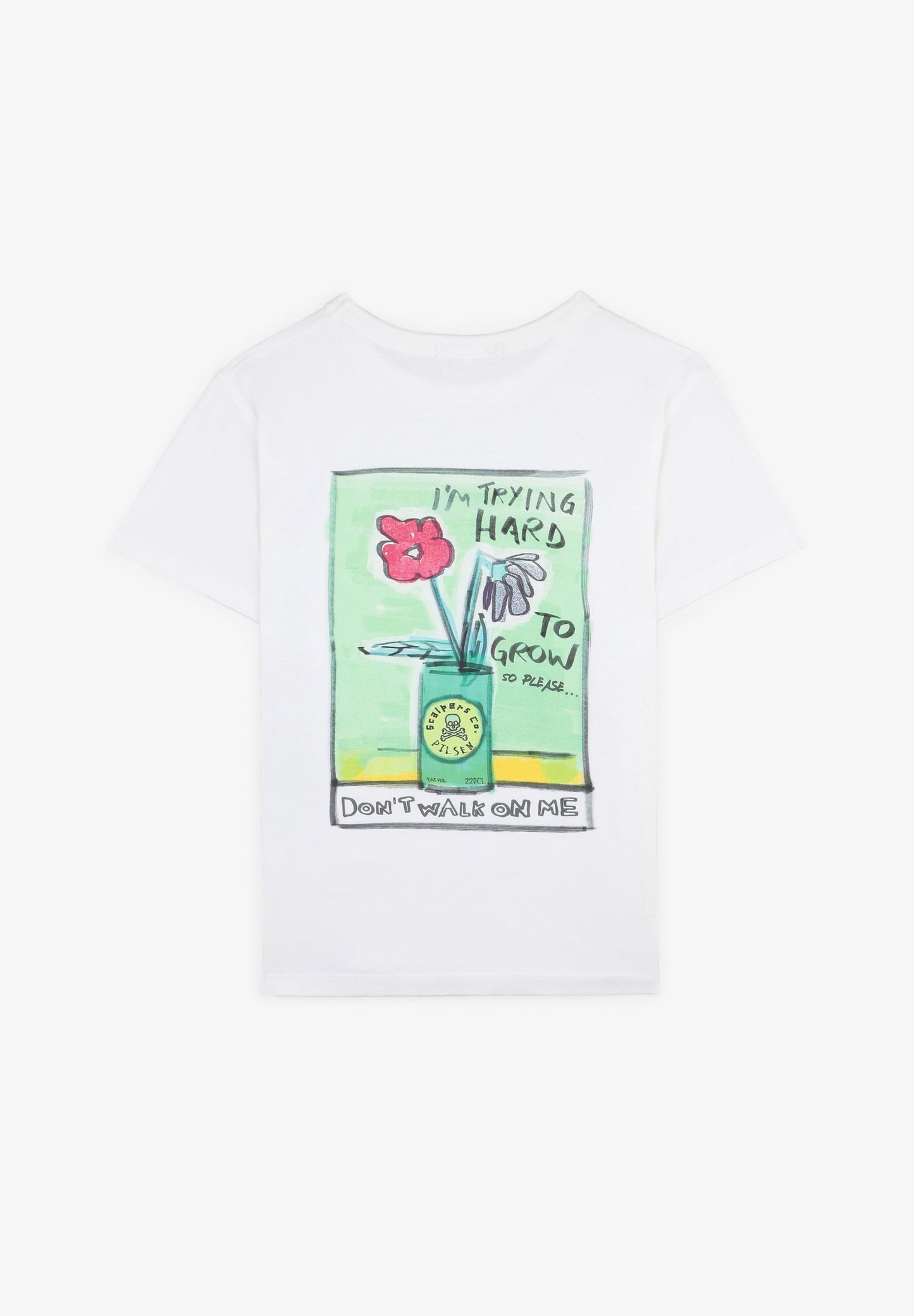 T-SHIRT WITH PRINT ON THE BACK