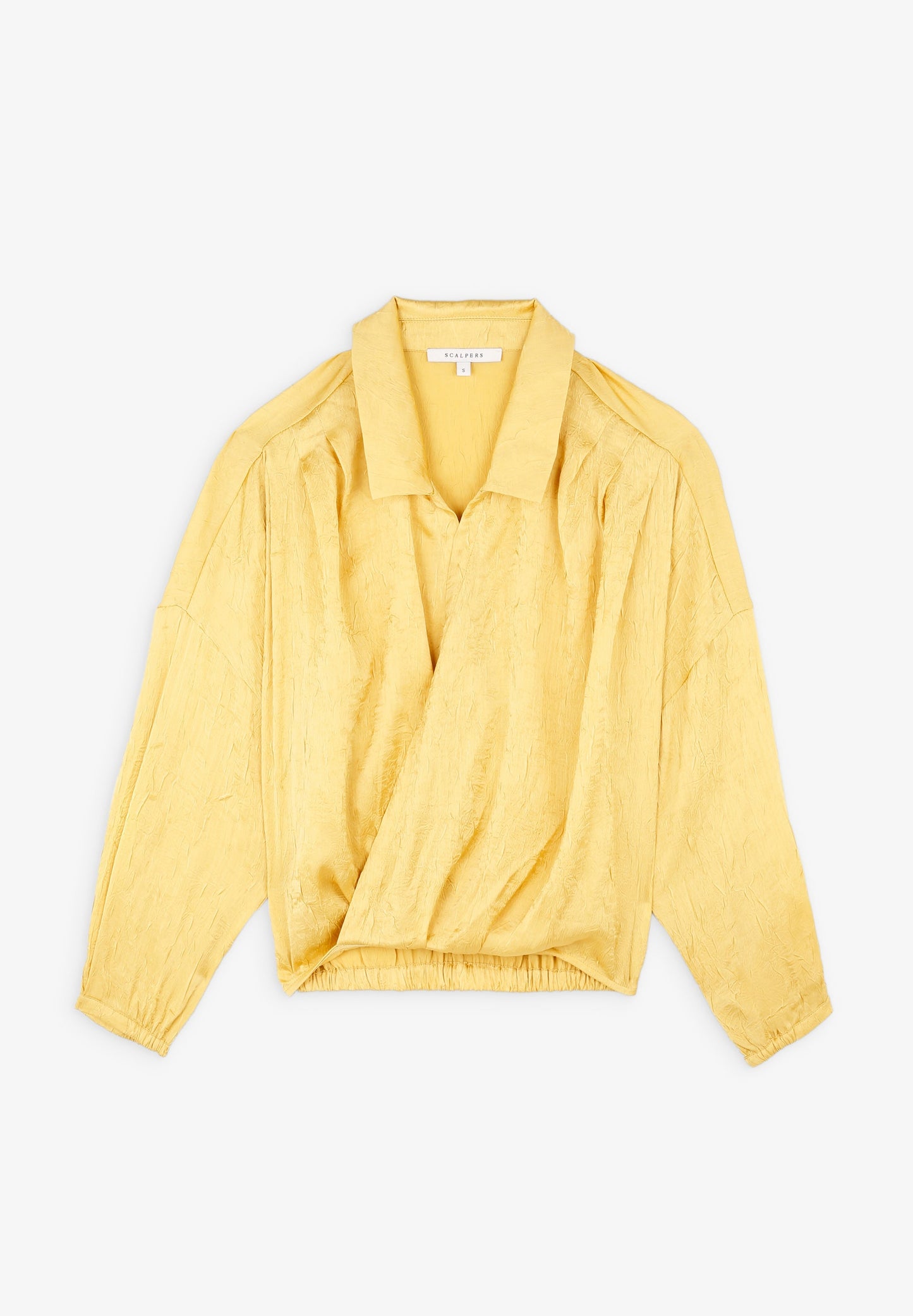 DOUBLE-BREASTED JACQUARD BLOUSE