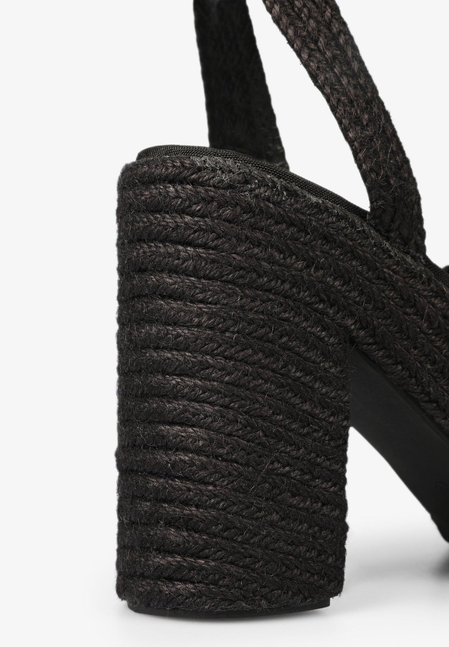 HIGH HEEL RAFFIA SANDALS