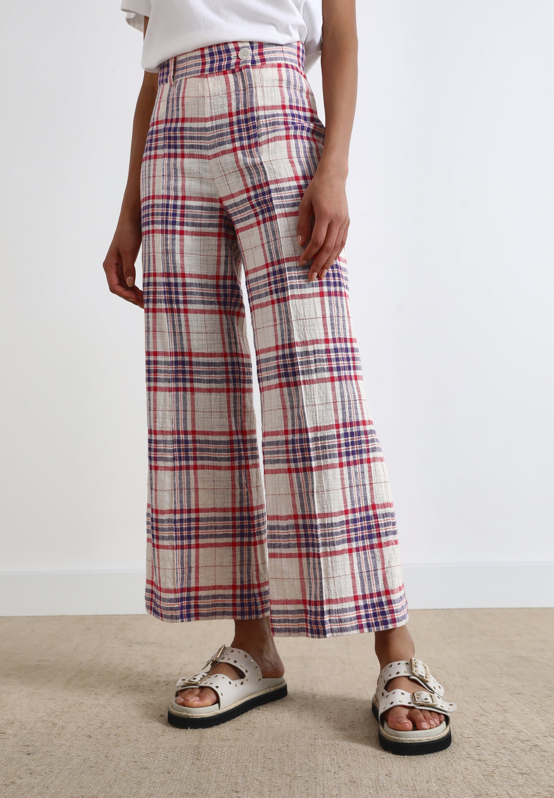 CHECKED CULOTTES