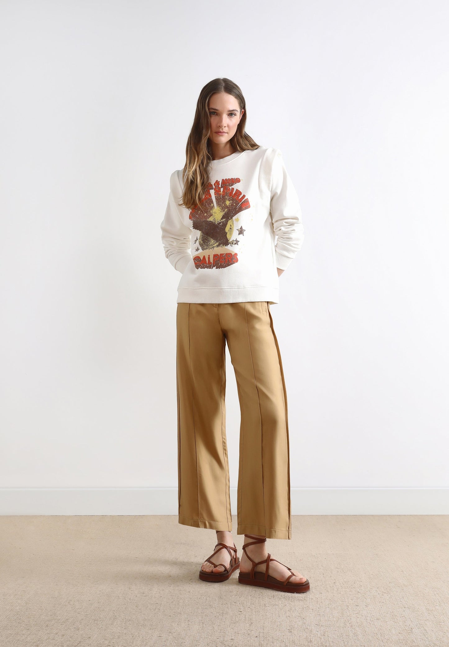 SWEATSHIRT WITH EAGLE PRINT