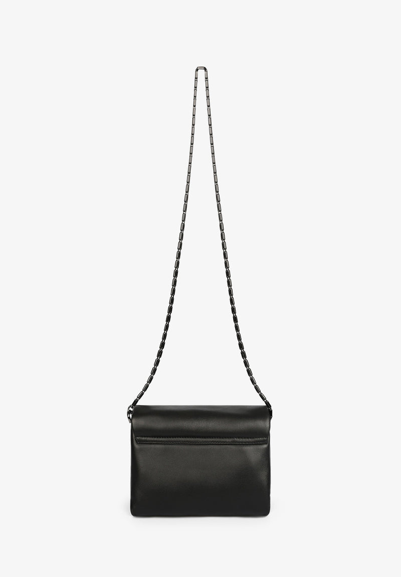 LEATHER BAG WITH COMPARTMENTS