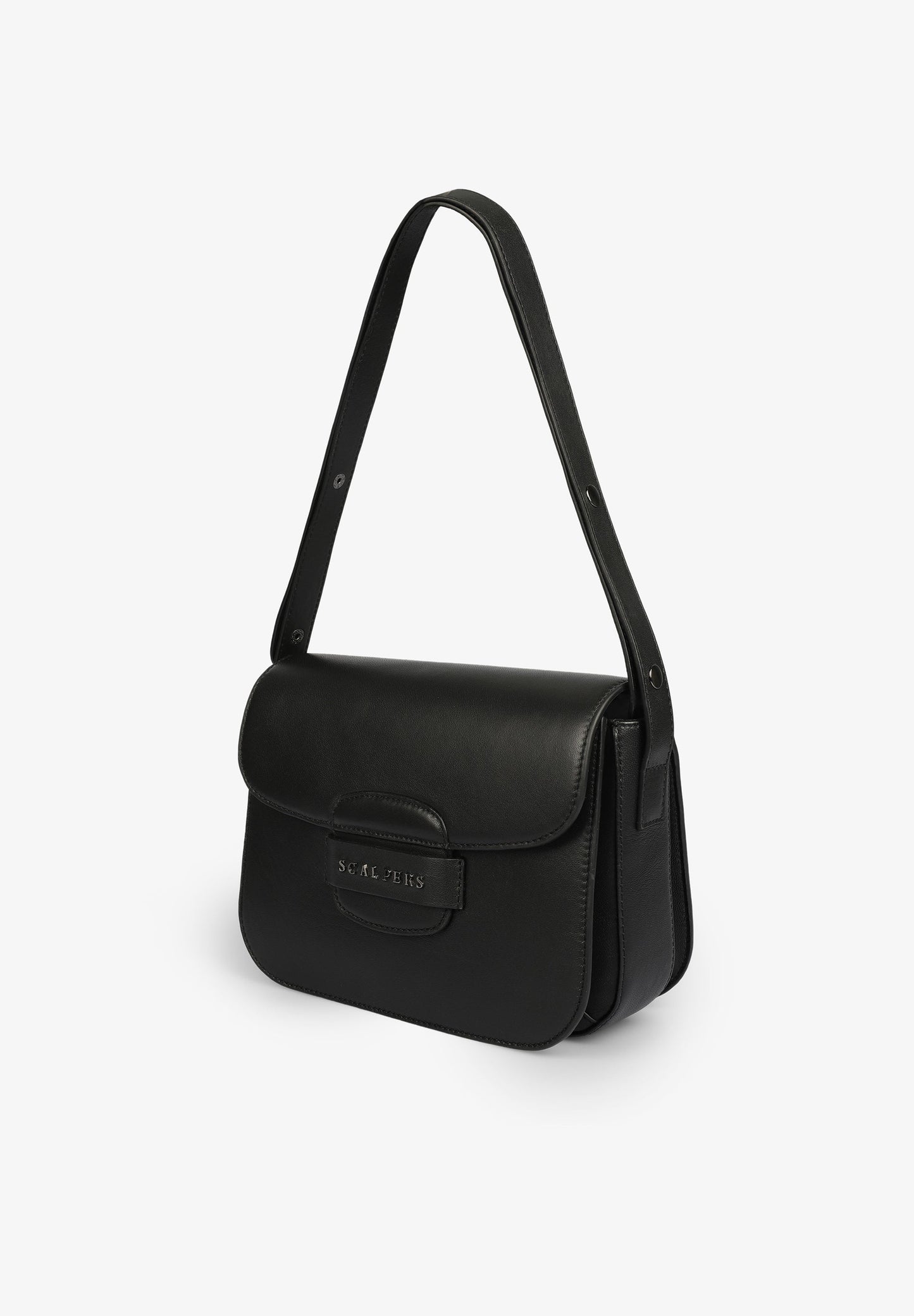 LEATHER BAG WITH ZIP DETAIL