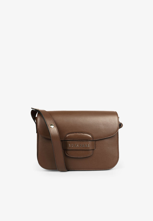 LEATHER BAG WITH ZIP DETAIL